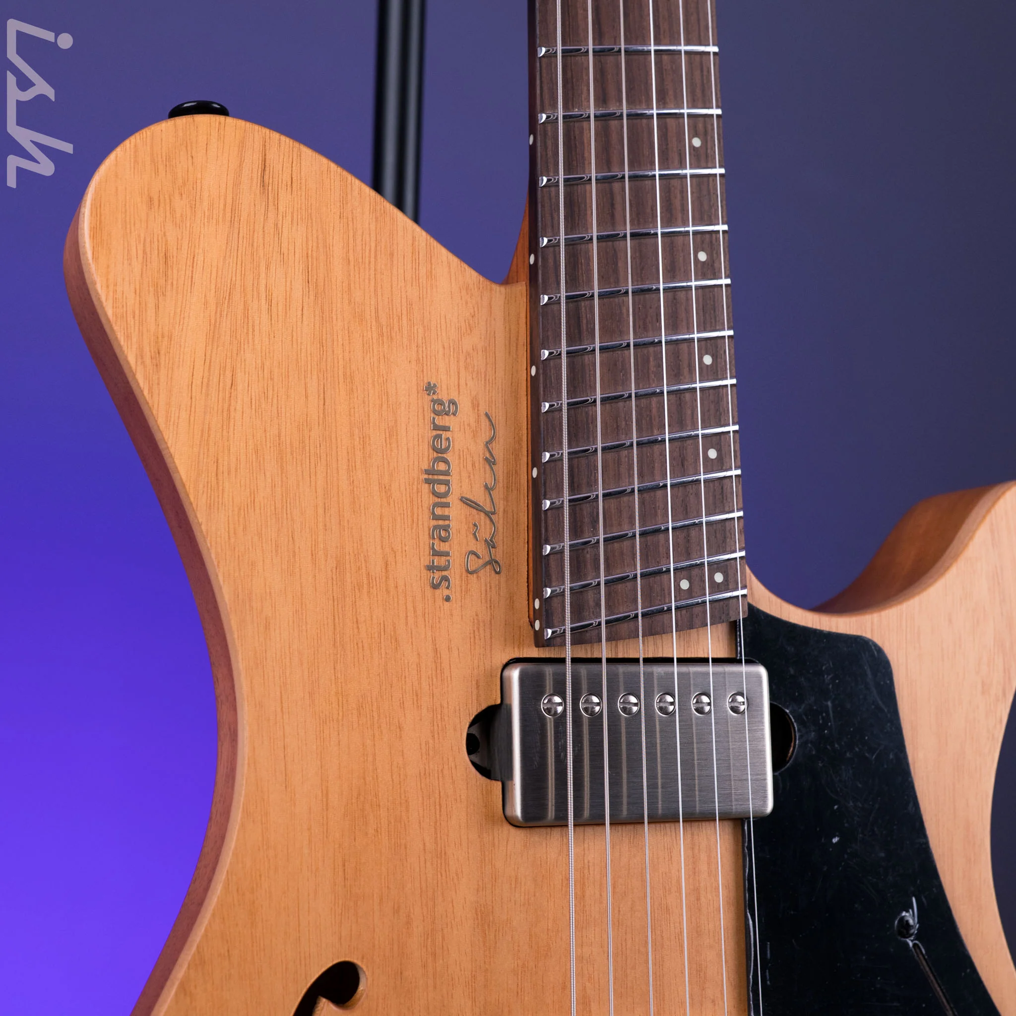 Strandberg Sälen Jazz NX 6 Electric Guitar Natural Demo - Image 4