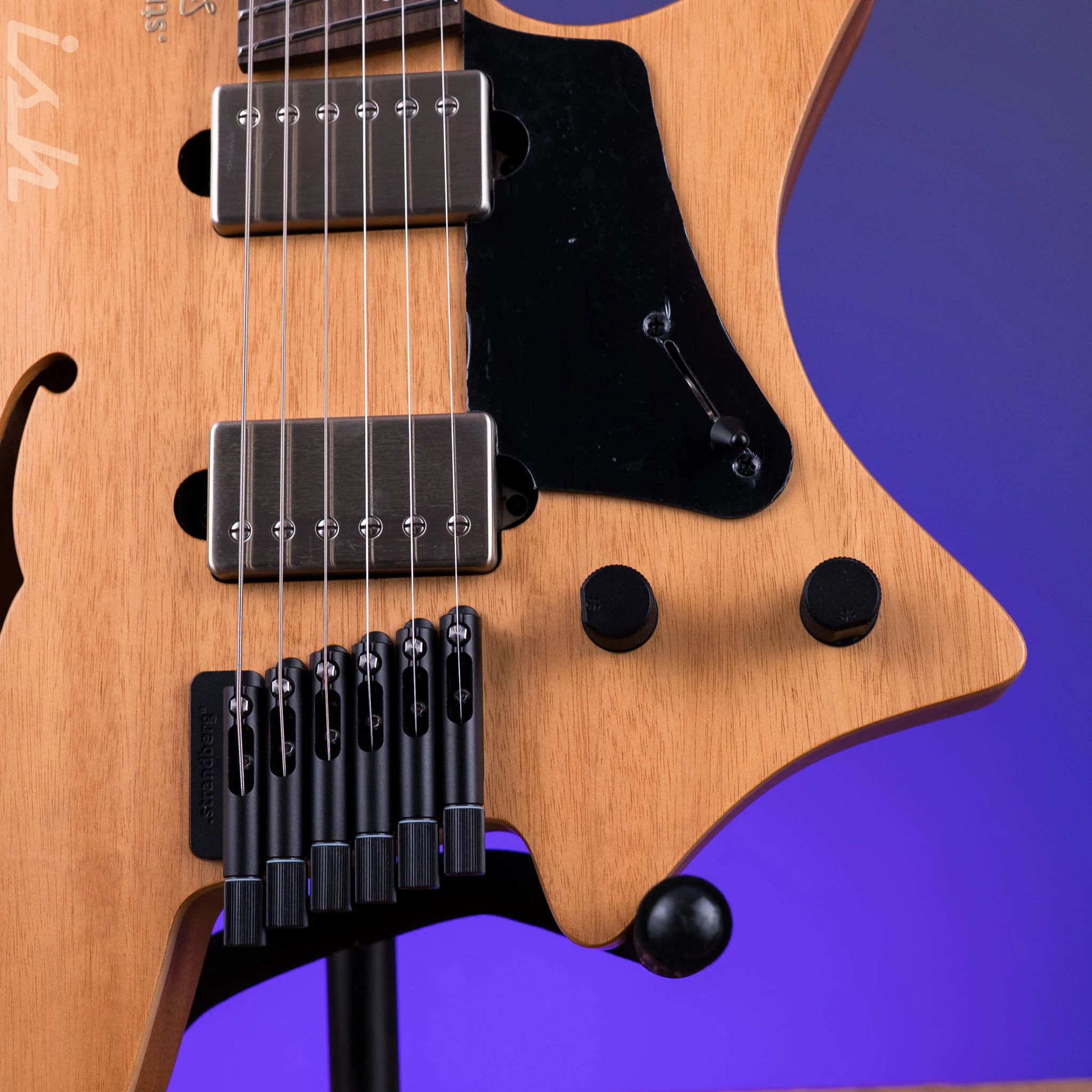 Strandberg Sälen Jazz NX 6 Electric Guitar Natural Demo - Image 5
