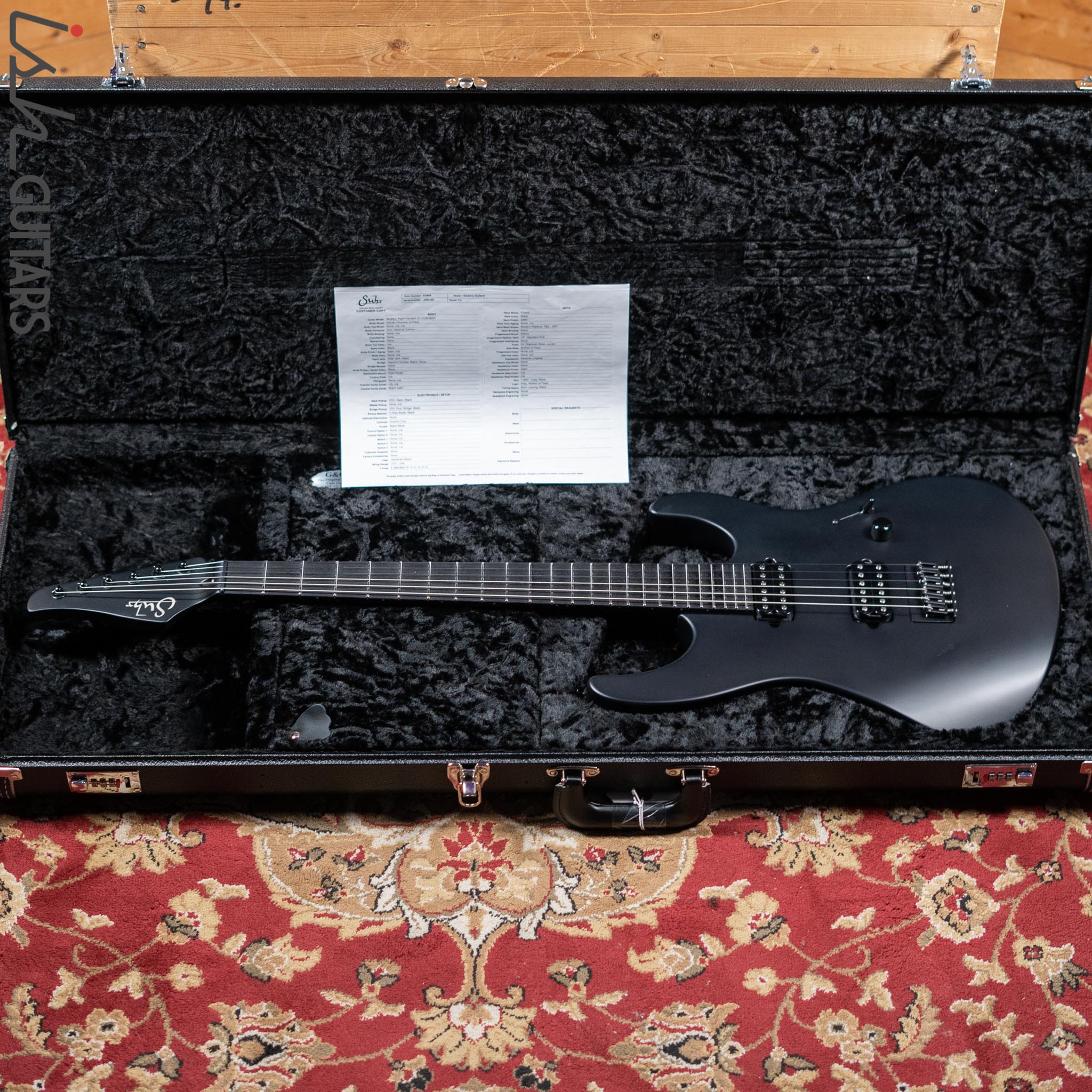 Suhr Modern Black Satin African Okoume - Image 14