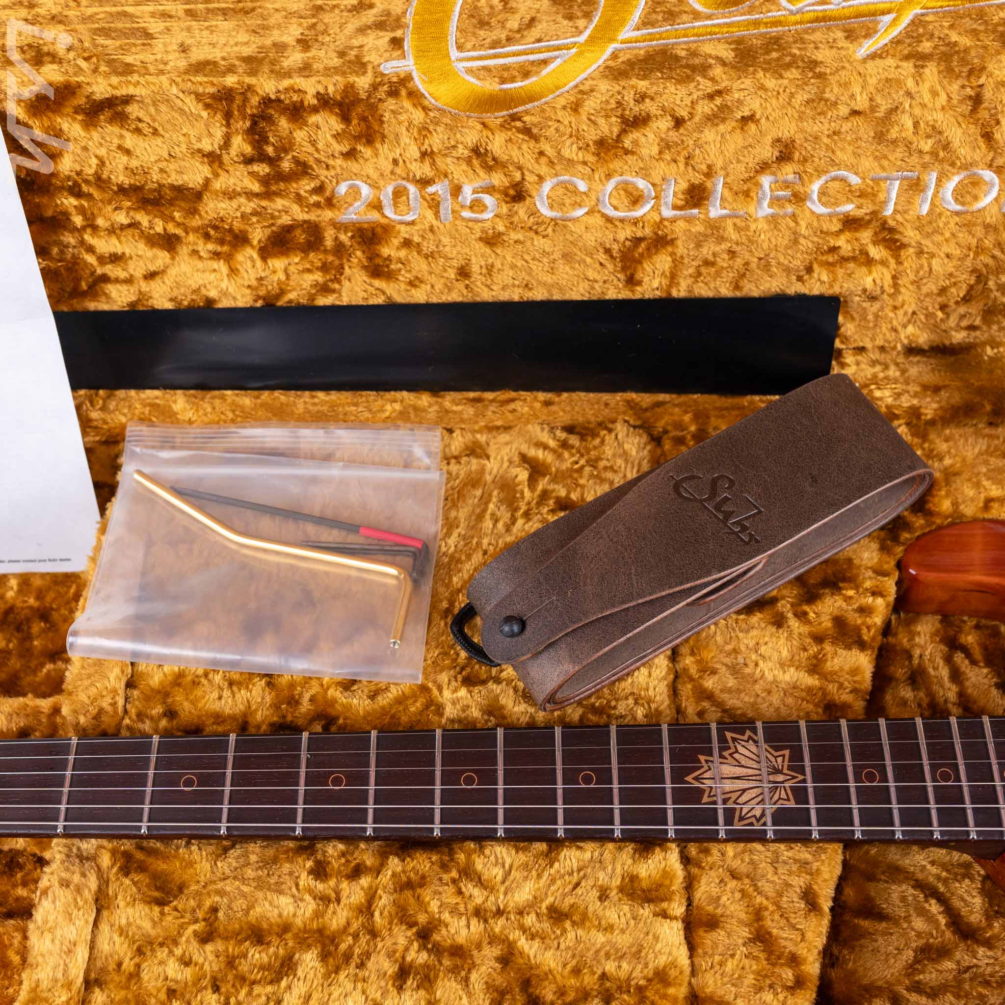 2015 Suhr Modern Carve Natural Top Figured Redwood Collection #27214 - Image 18