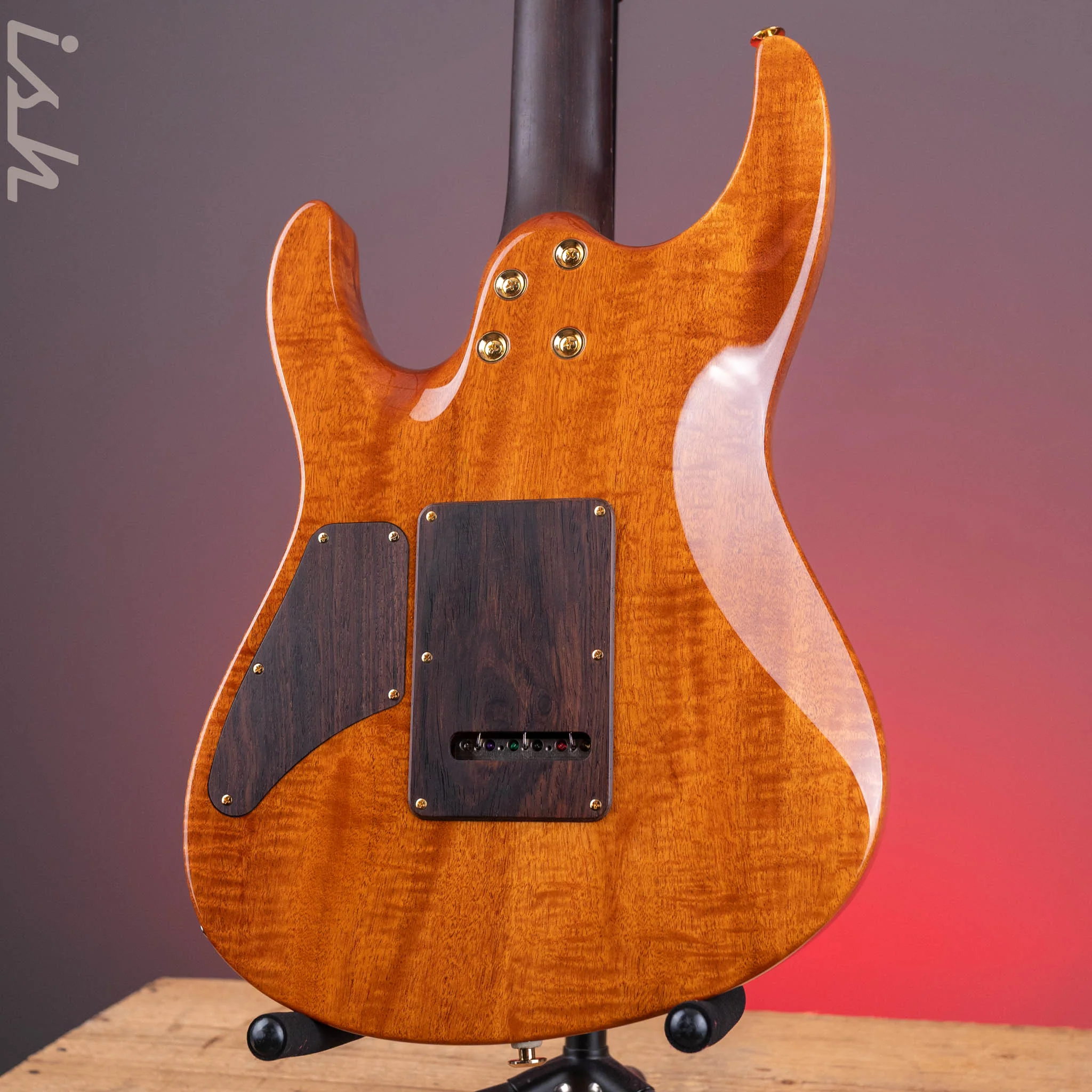 2015 Suhr Modern Carve Natural Top Figured Redwood Collection #27214 - Image 9