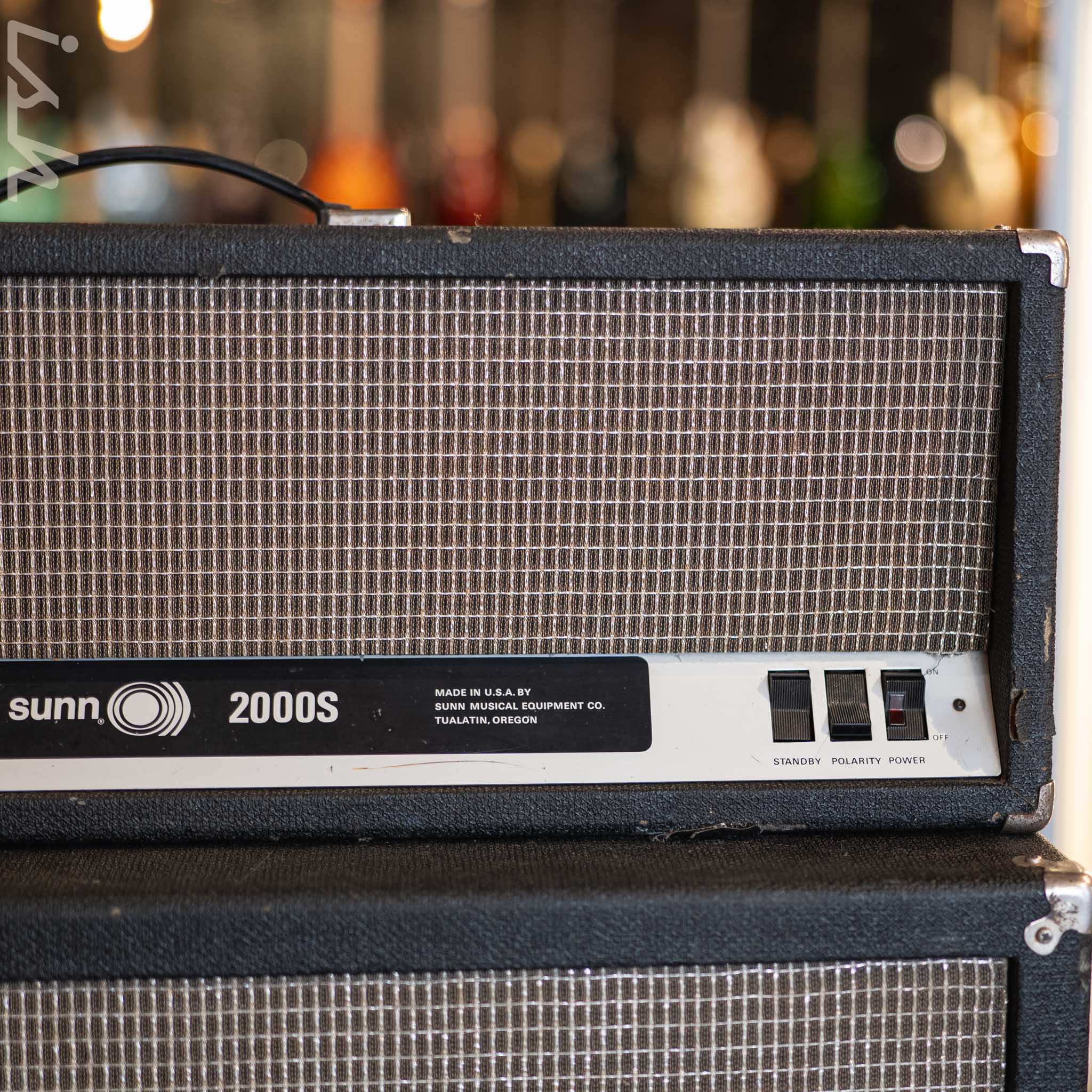 Sunn 2000s Bass Amp Head & Sunn Bass Cabinet - Image 6