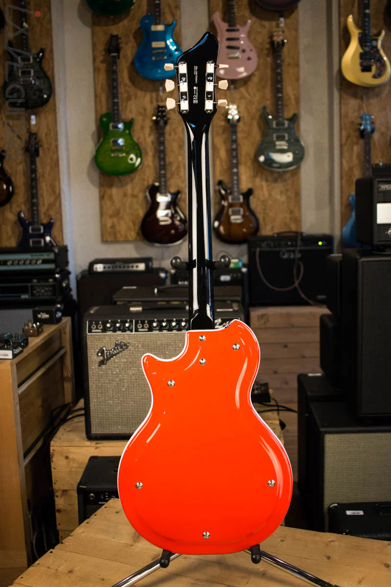 Supro 1572VPR Belmont Vibrato Single Pickup Americana Series Electric Guitar Poppy Red - Image 8