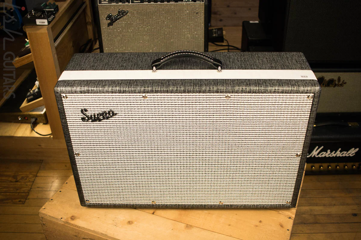 Supro 1799 Statesman 150W 2x12 Guitar Extension Speaker Cabinet - Image 2