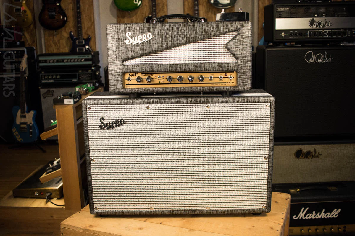 Supro 1799 Statesman 150W 2x12 Guitar Extension Speaker Cabinet - Image 7