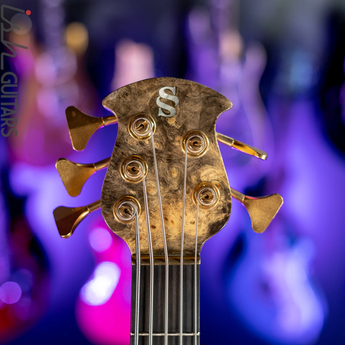 Surine Quest Series I 5-String Bass Natural Buckeye Burl - Image 6