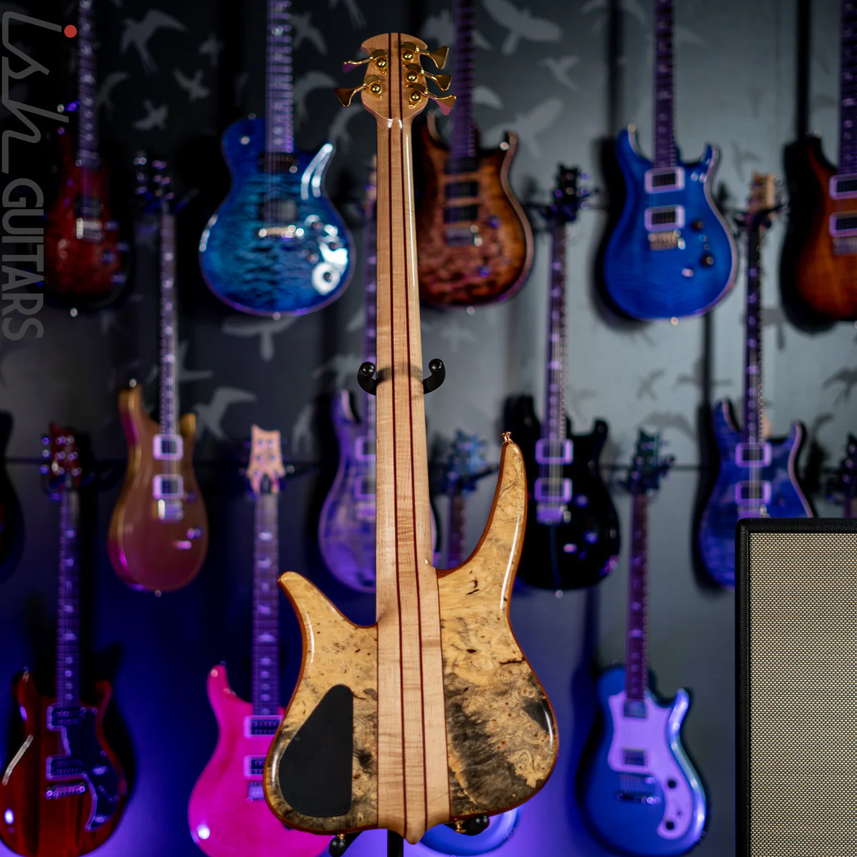 Surine Quest Series I 5-String Bass Natural Buckeye Burl - Image 7