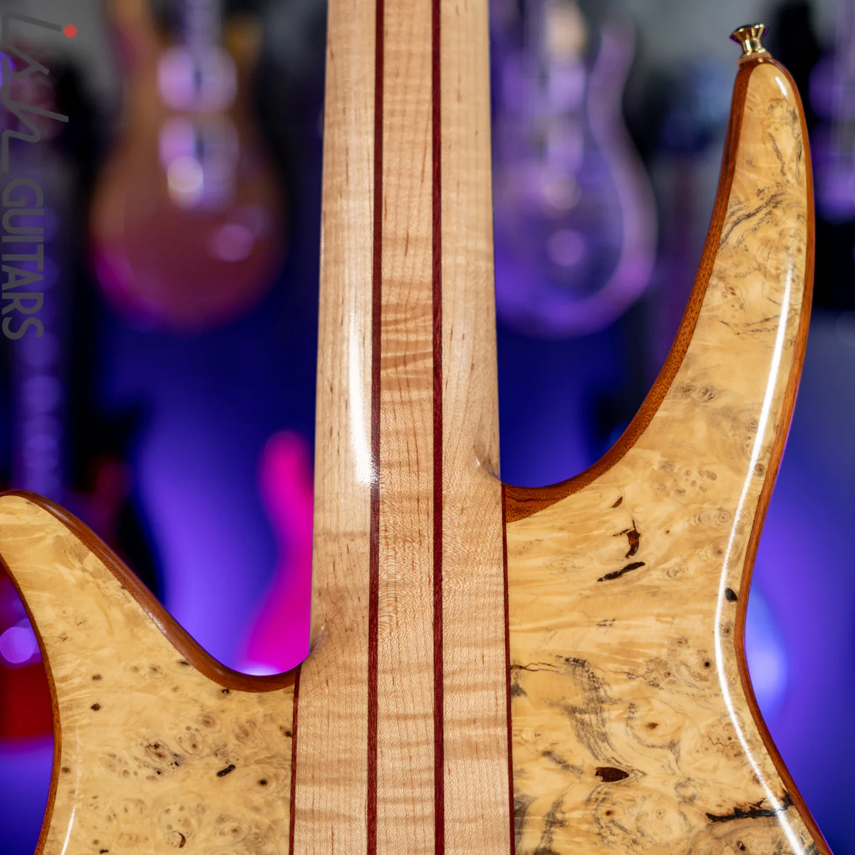 Surine Quest Series I 5-String Bass Natural Buckeye Burl - Image 9