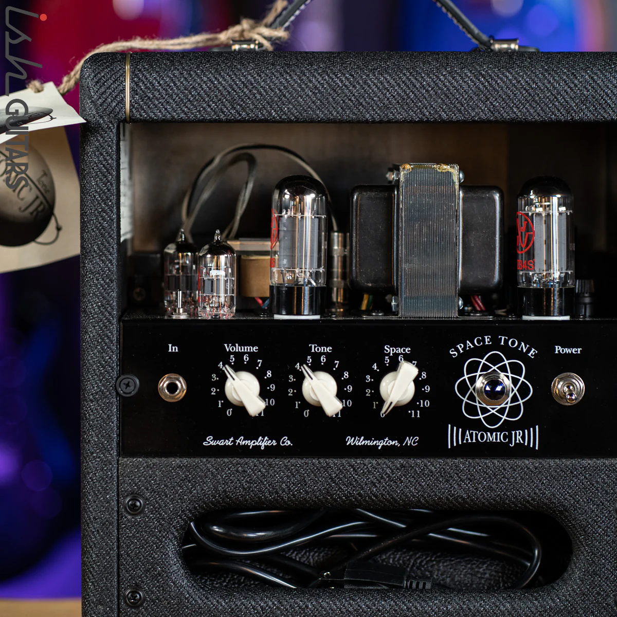Swart Space Tone Atomic Jr. Guitar Amplifier Dark Tweed - Image 3