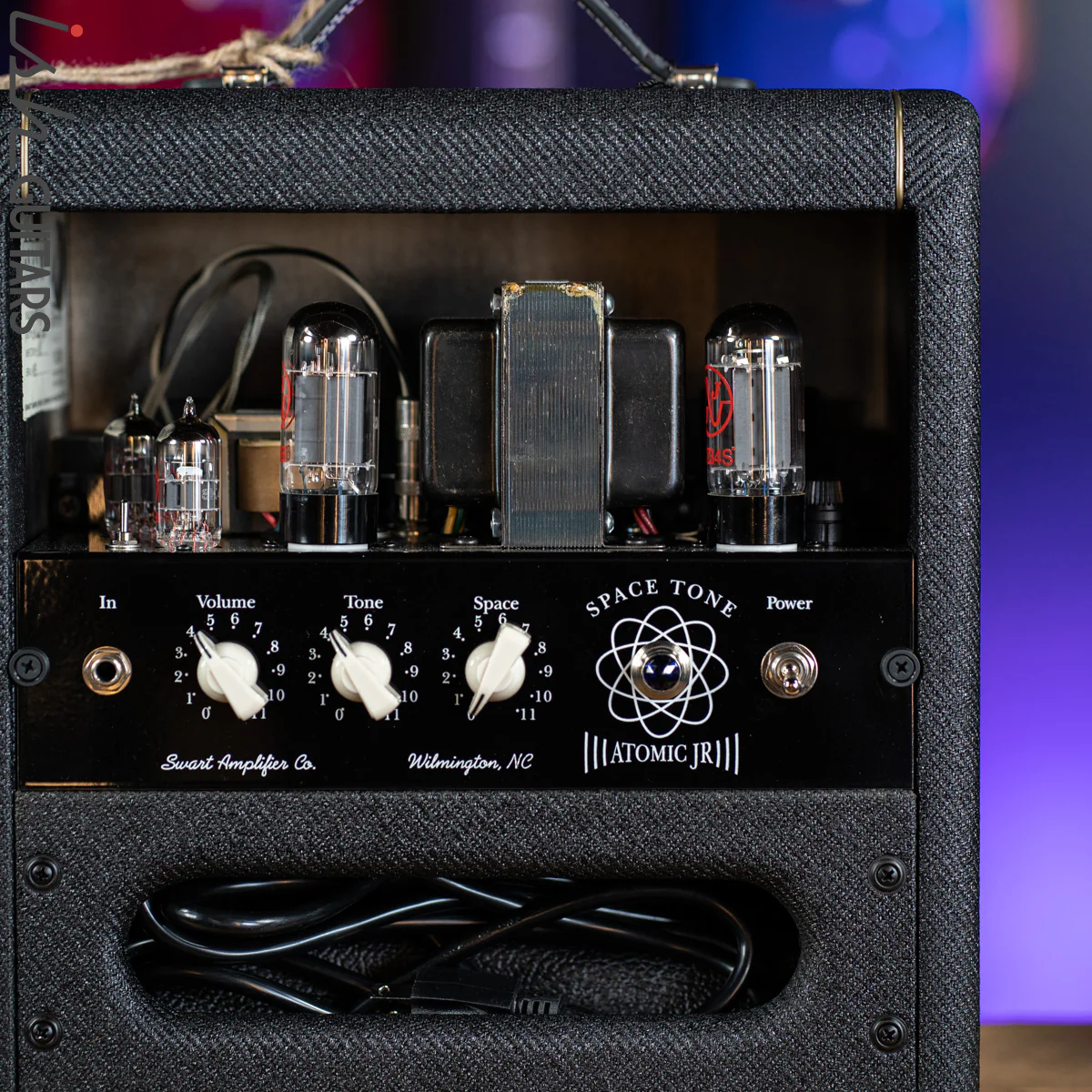 Swart Space Tone Atomic Jr. Guitar Amplifier Dark Tweed - Image 4