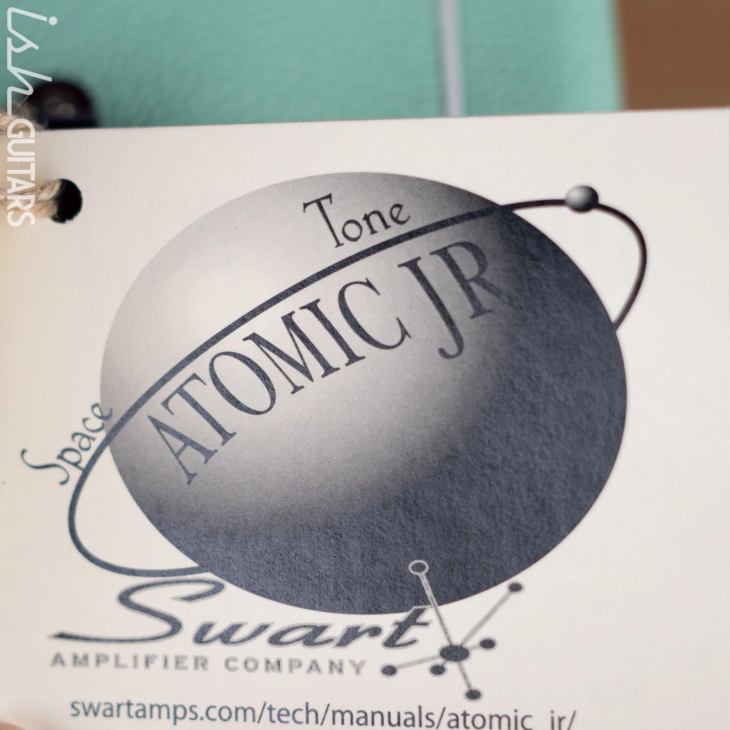 Swart Space Tone Atomic Jr. Guitar Amplifier Seafoam Green - Image 5