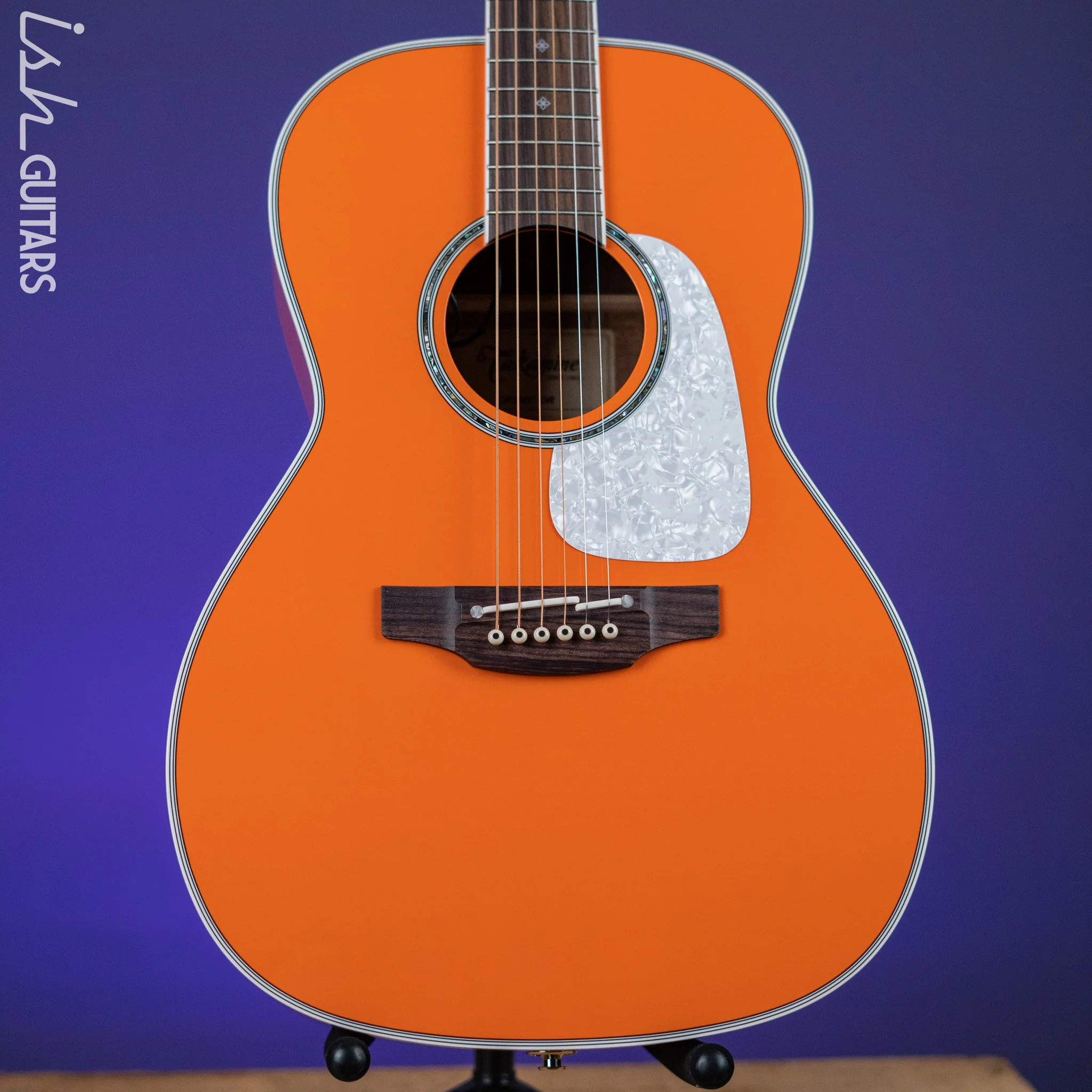 Takamine CP3NY New Yorker Acoustic-Electric Guitar Gloss Orange