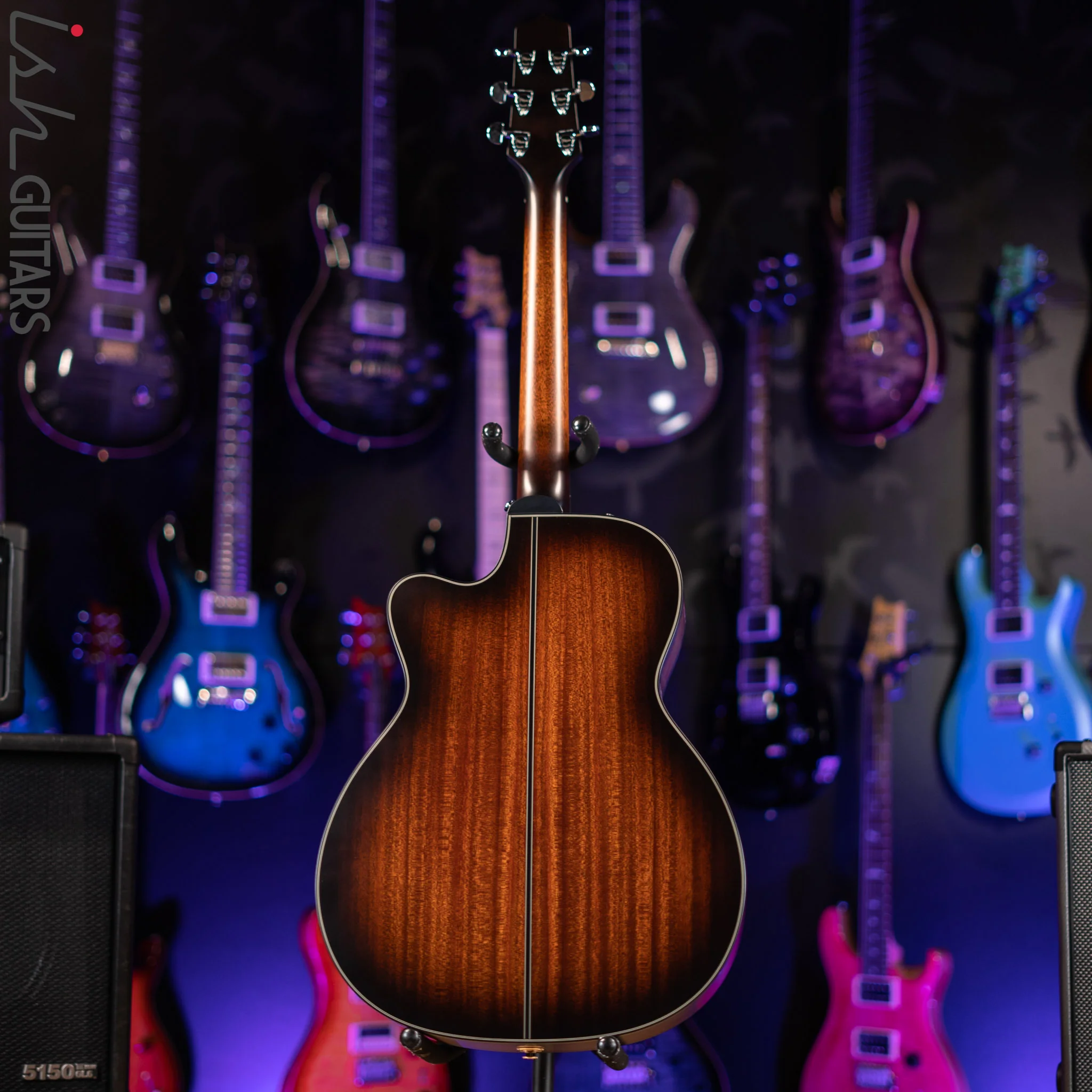 Takamine CP771MCSB Acoustic Electric Guitar Shadow Burst Satin - Image 7