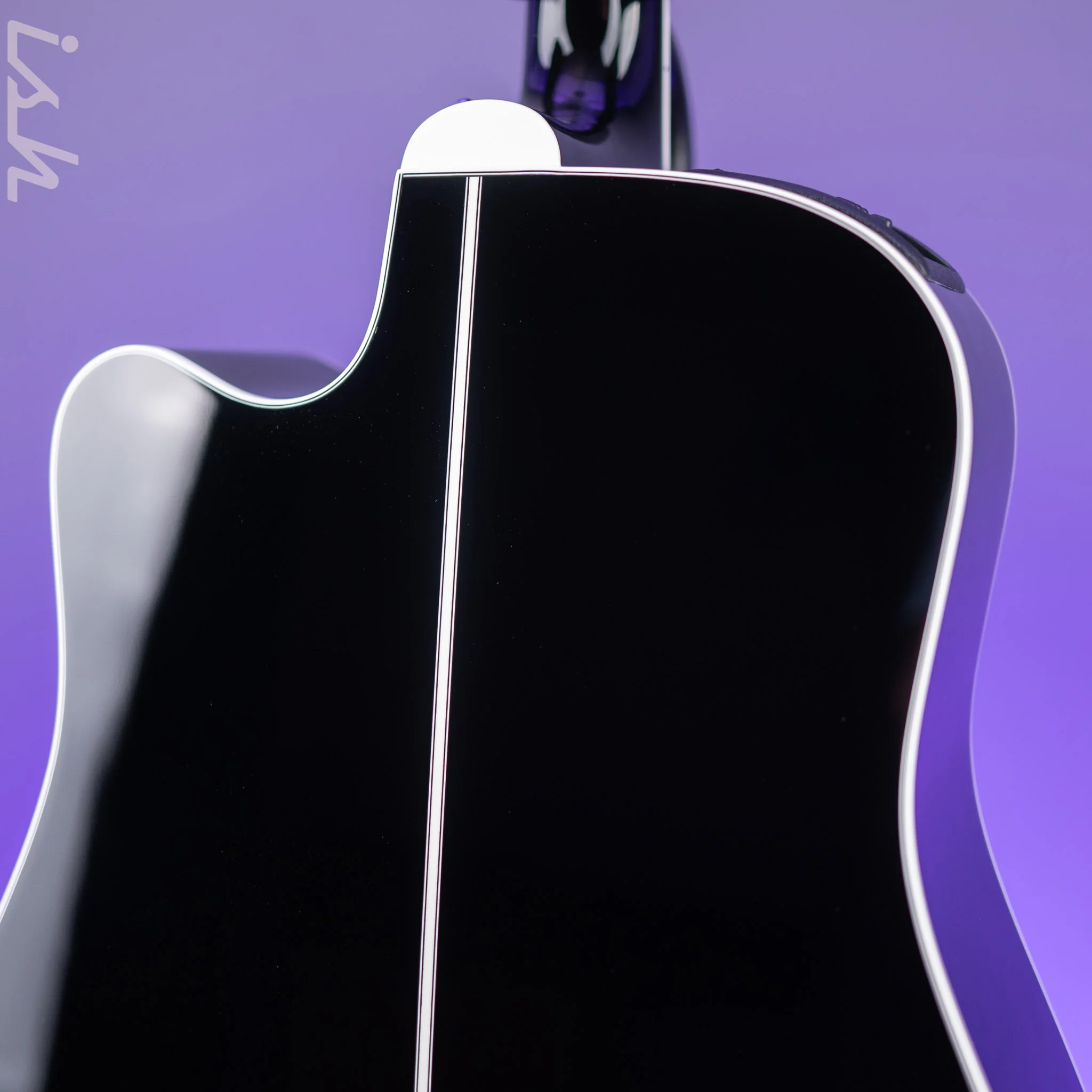 Takamine EF341DX Acoustic-Electric Guitar Black Demo - Image 8