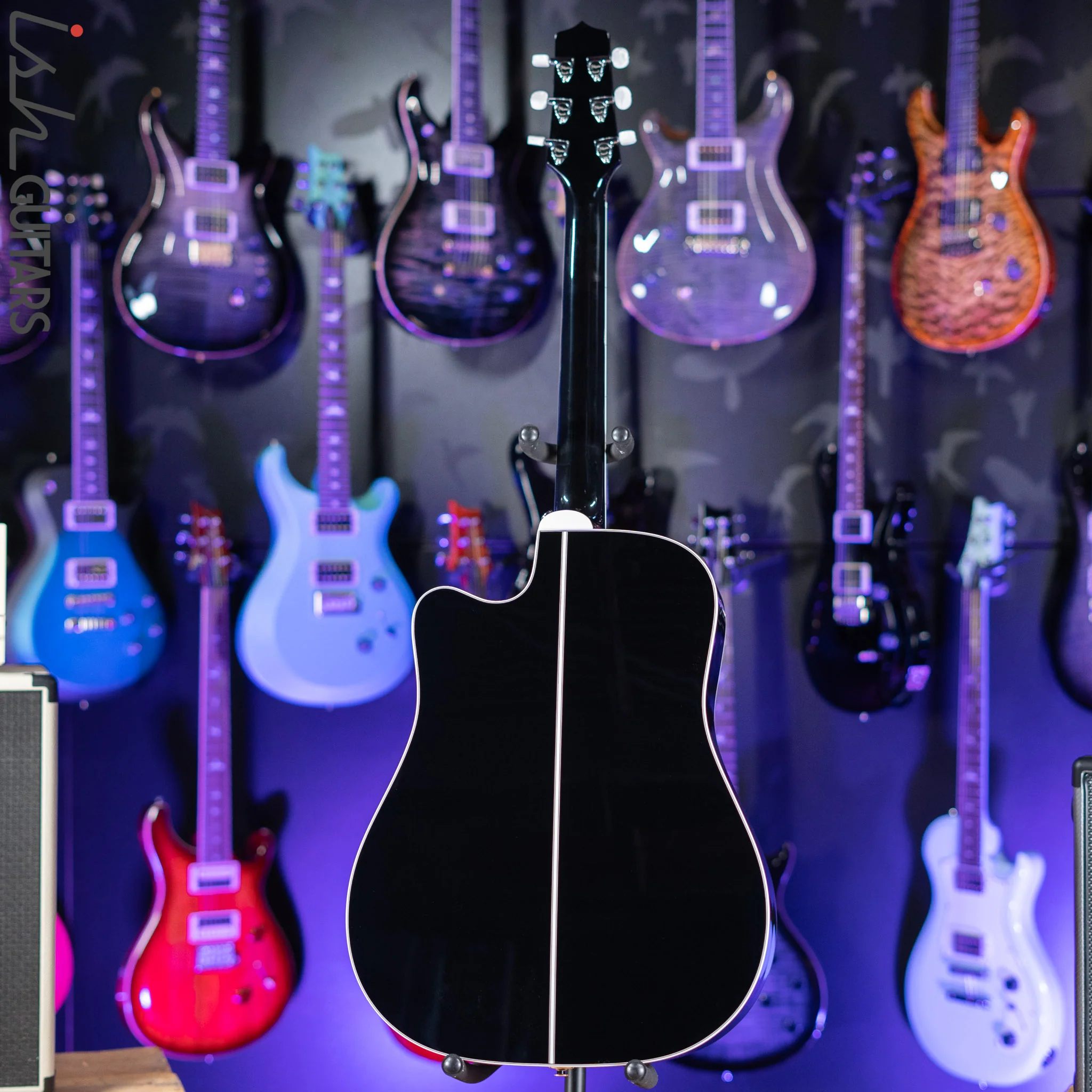 Takamine EF341DX Legacy Deluxe Acoustic Guitar Black - Image 6