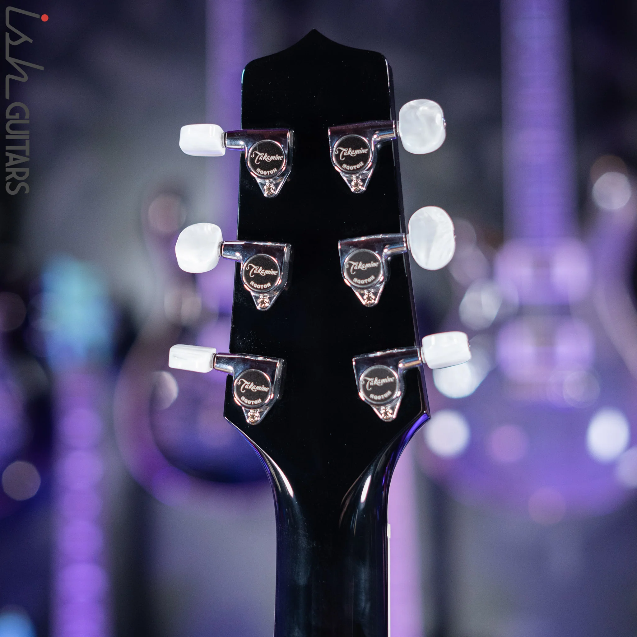 Takamine EF341DX Legacy Deluxe Acoustic Guitar Black - Image 9