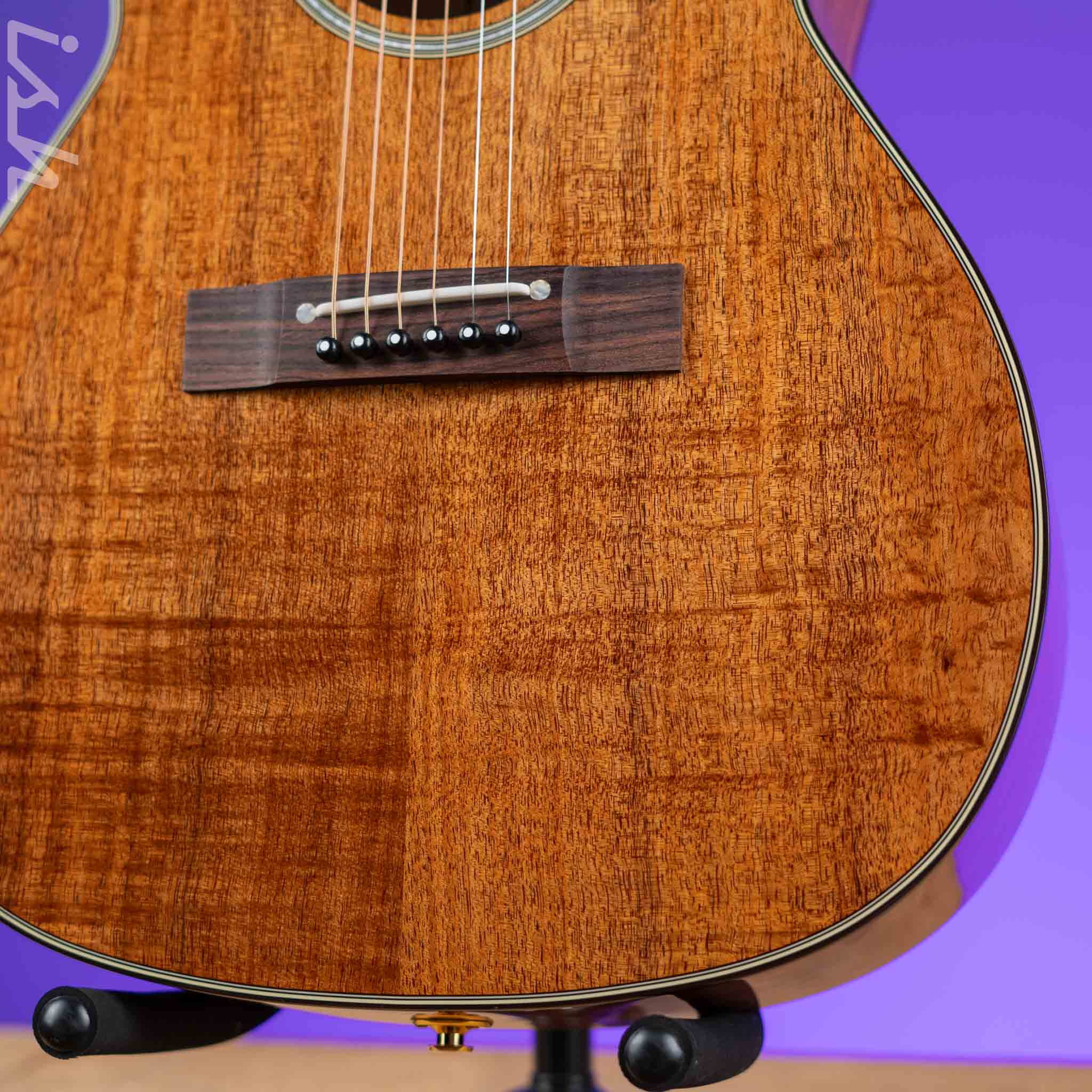 Takamine EF407 New Yorker Parlor Acoustic-Electric Guitar Natural - Image 4