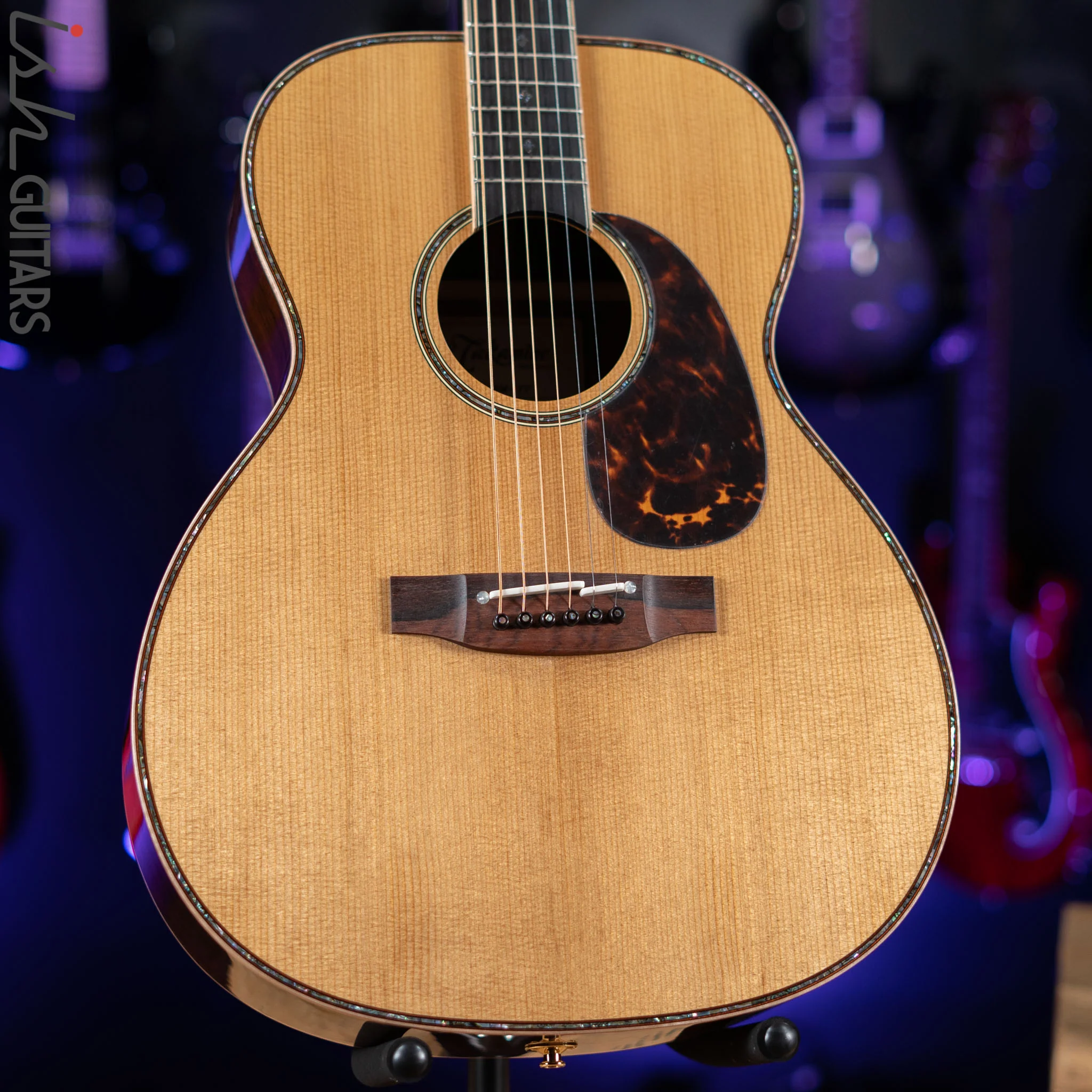 Takamine EF75M-TT Natural Solid Thermal Spruce Acoustic-Electric Guitar - Image 2