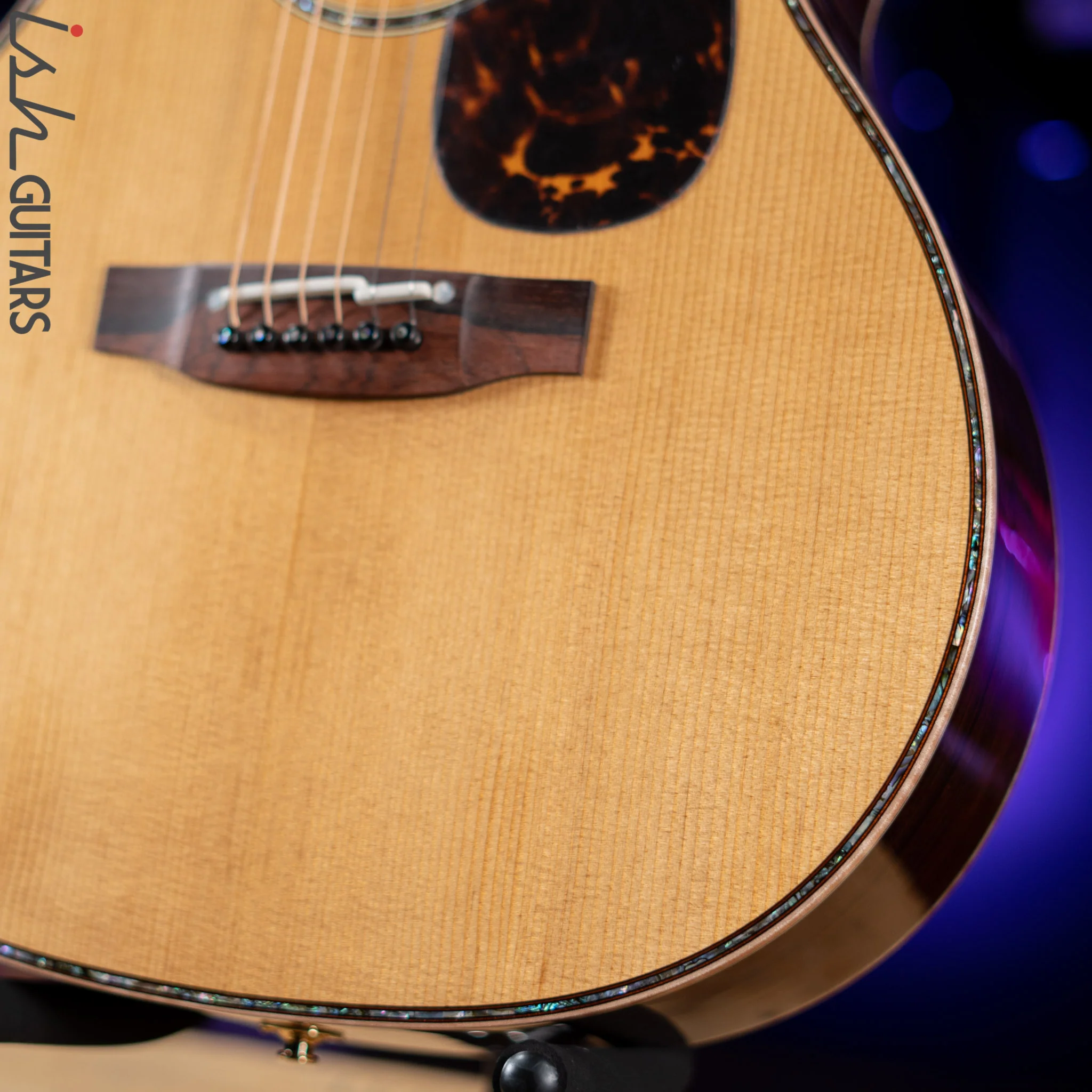 Takamine EF75M-TT Natural Solid Thermal Spruce Acoustic-Electric Guitar - Image 5