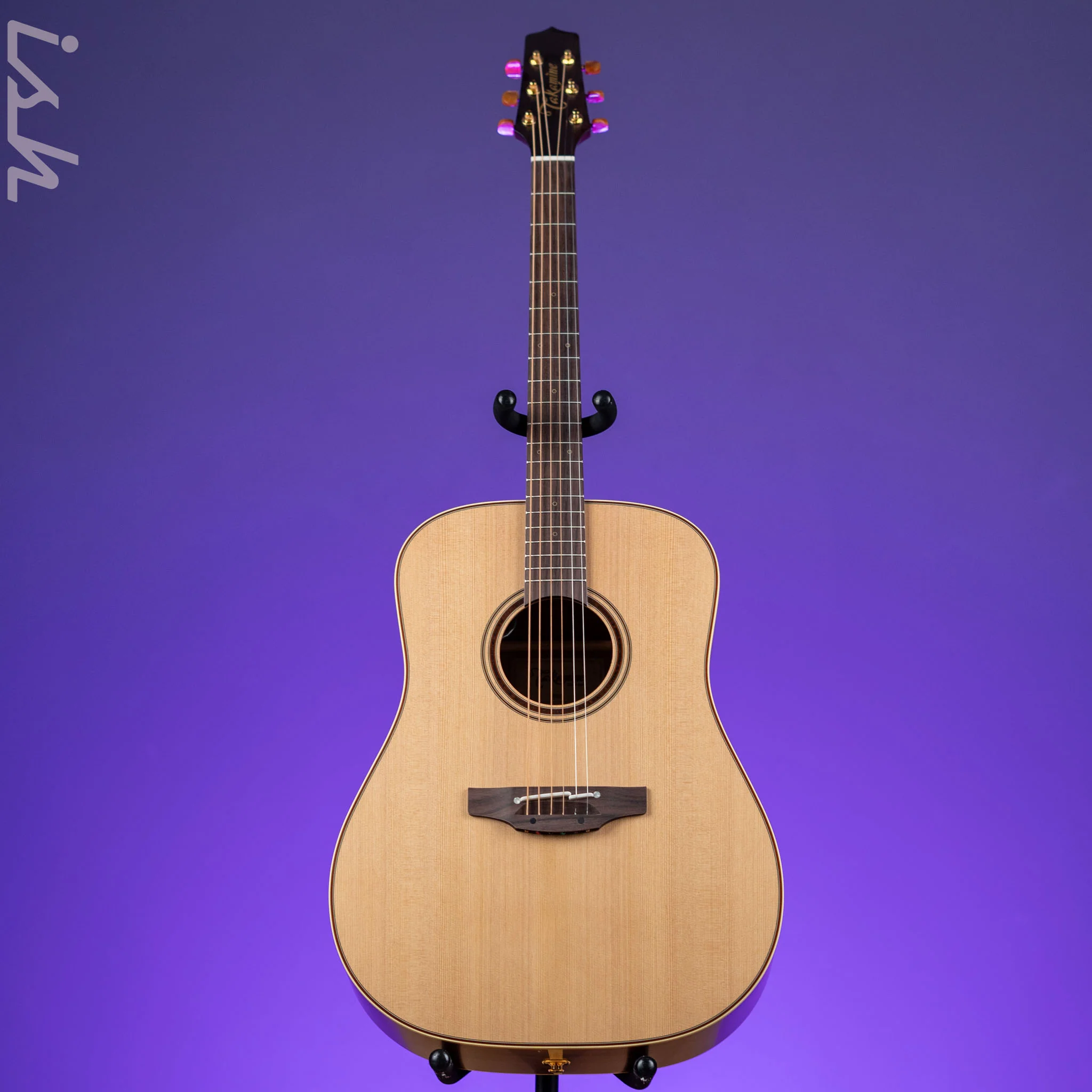 Takamine P3D Dreadnought Acoustic-Electric Guitar Natural Satin Demo - Image 2