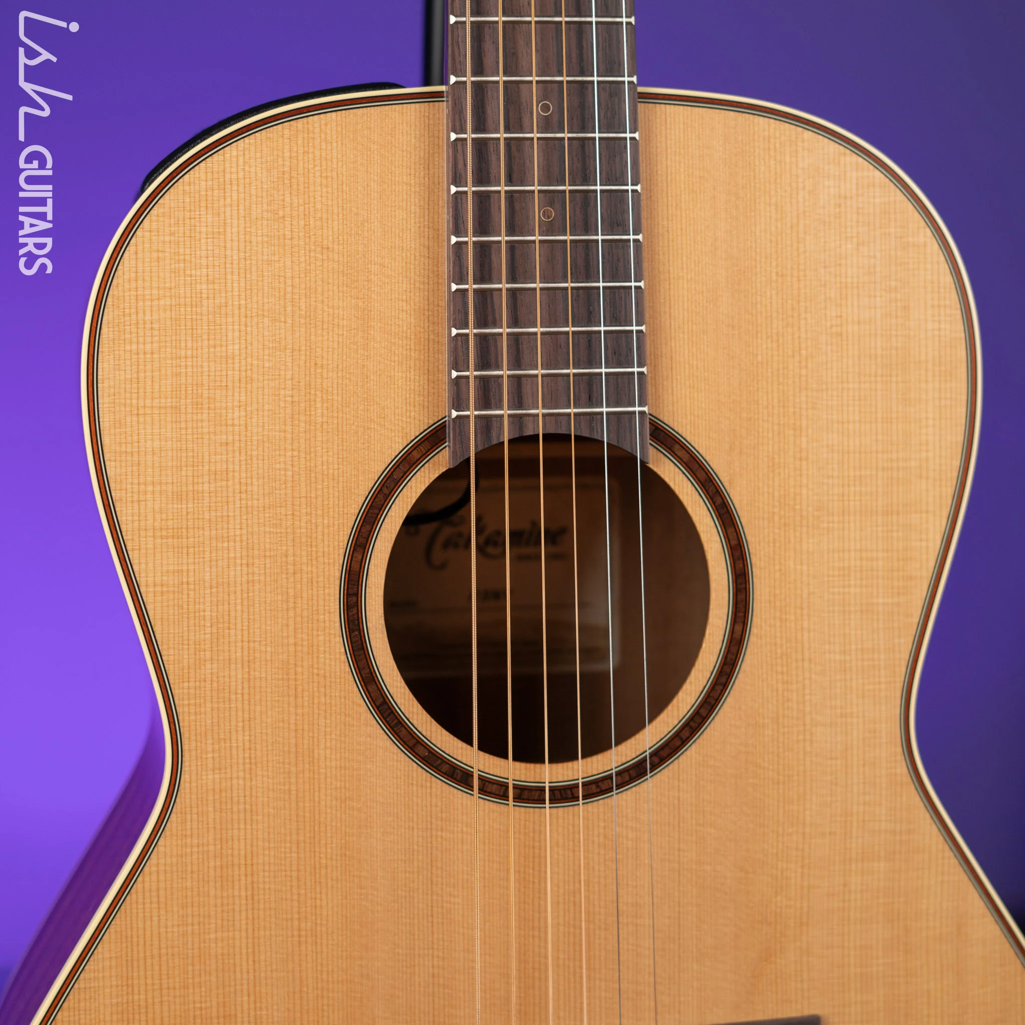 Takamine P3NY Acoustic-Electric Guitar Natural Satin Cedar - Image 3