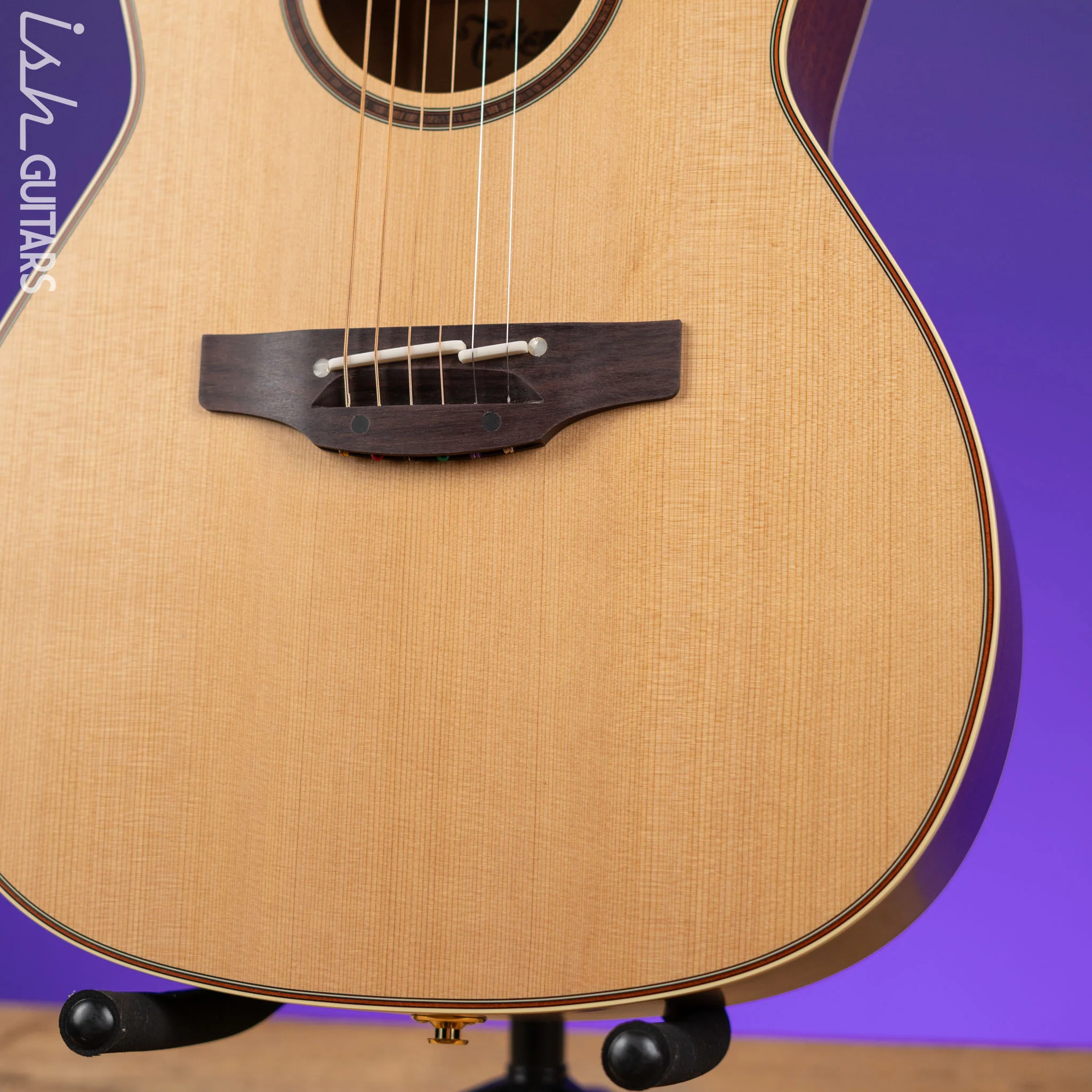 Takamine P3NY Acoustic-Electric Guitar Natural Satin Cedar - Image 4