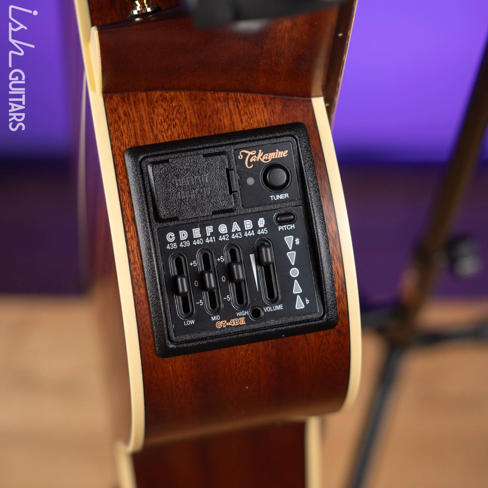Takamine P3NY Acoustic-Electric Guitar Natural Satin Cedar - Image 5