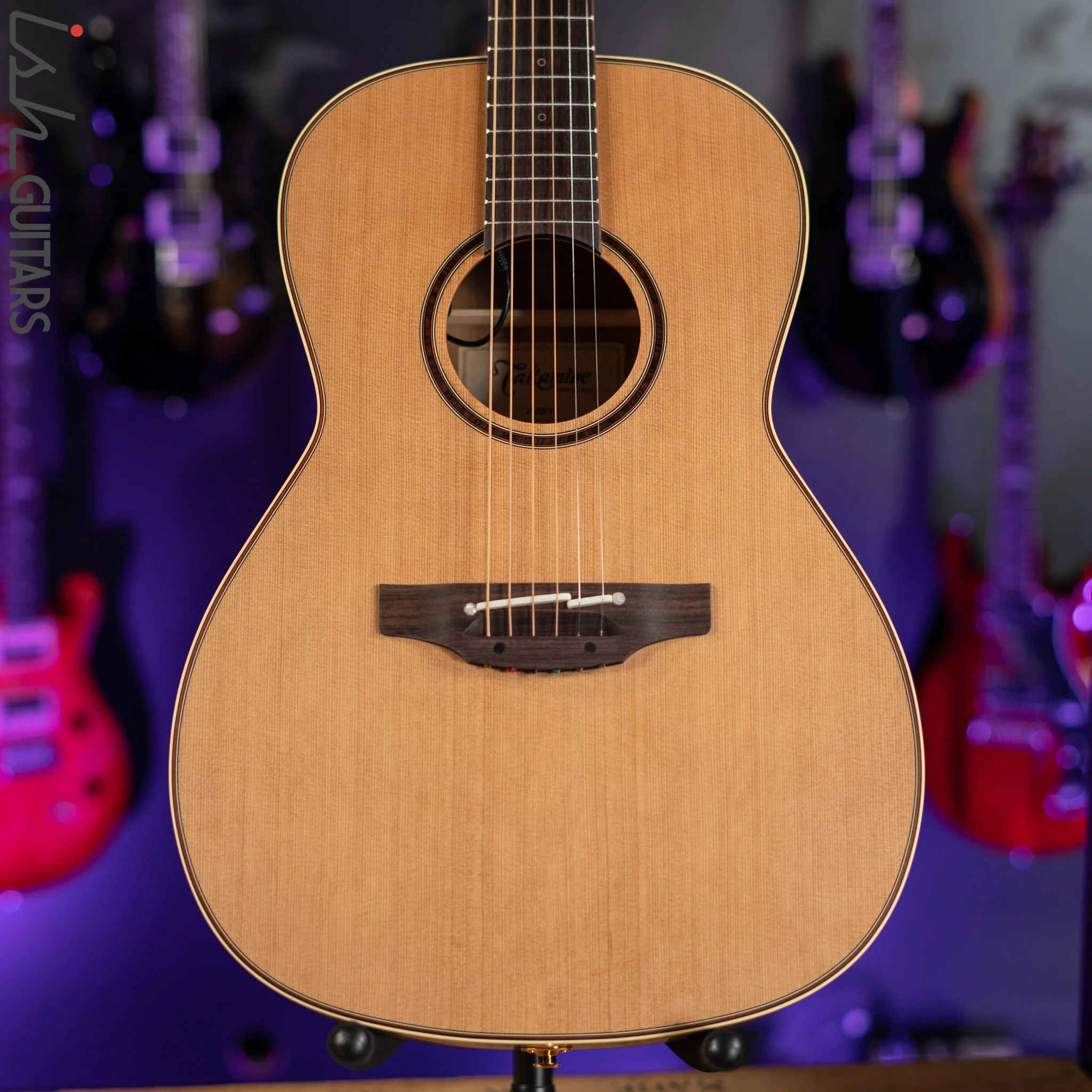 Takamine P3NY Acoustic-Electric Guitar Natural Satin Cedar - Image 2