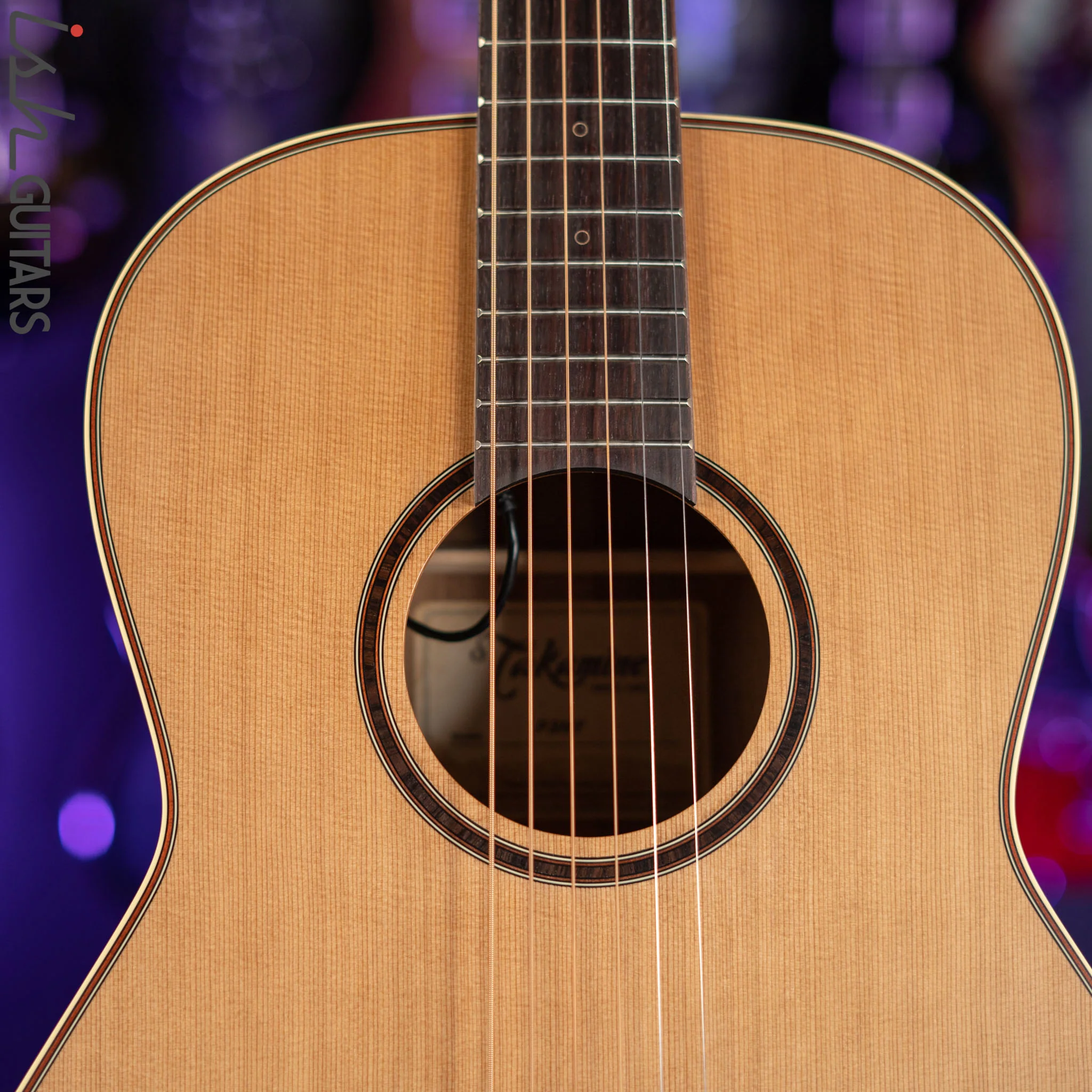 Takamine P3NY Acoustic-Electric Guitar Natural Satin Cedar - Image 4