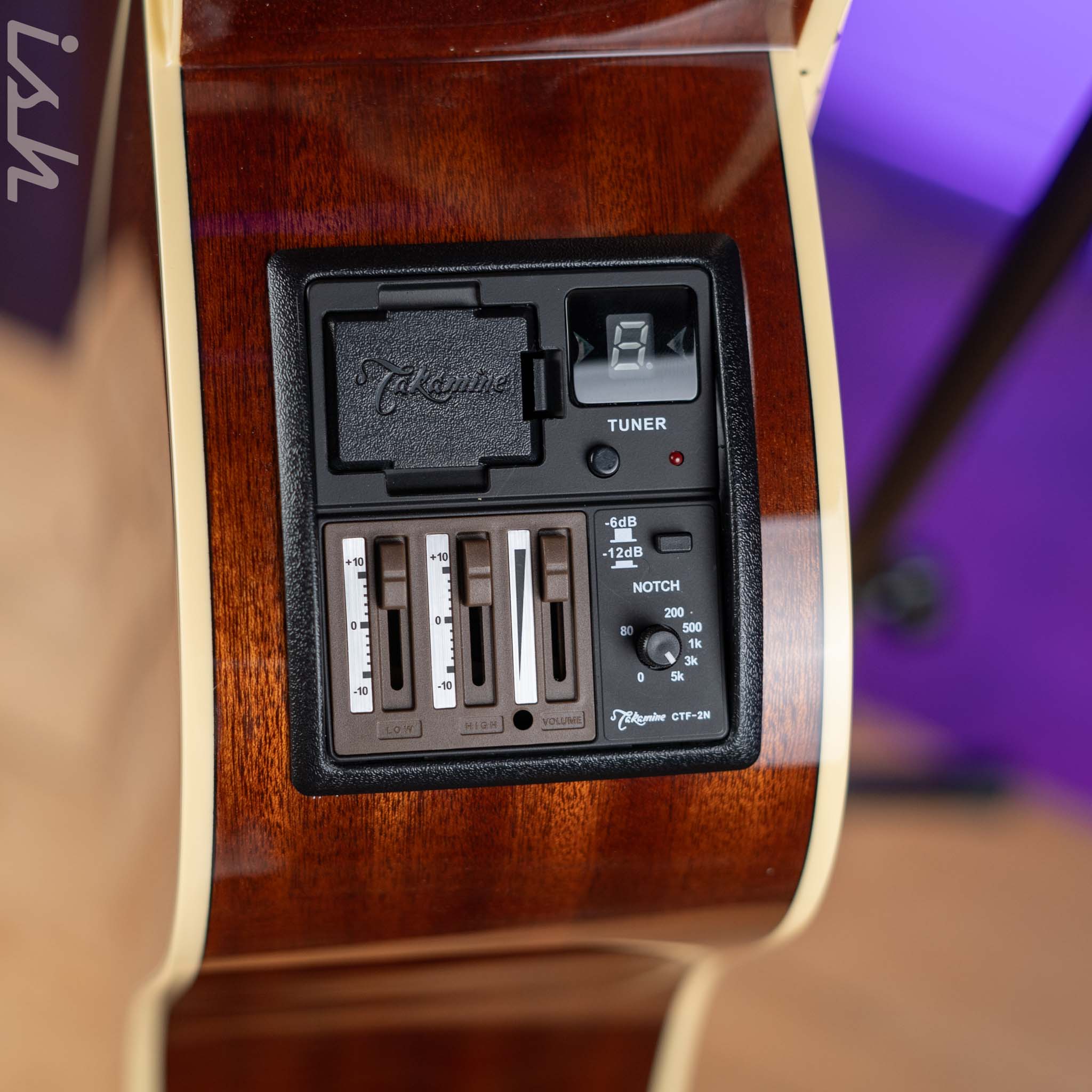 Takamine P4DC Dreadnought Cutaway Acoustic-Electric Guitar Demo - Image 11