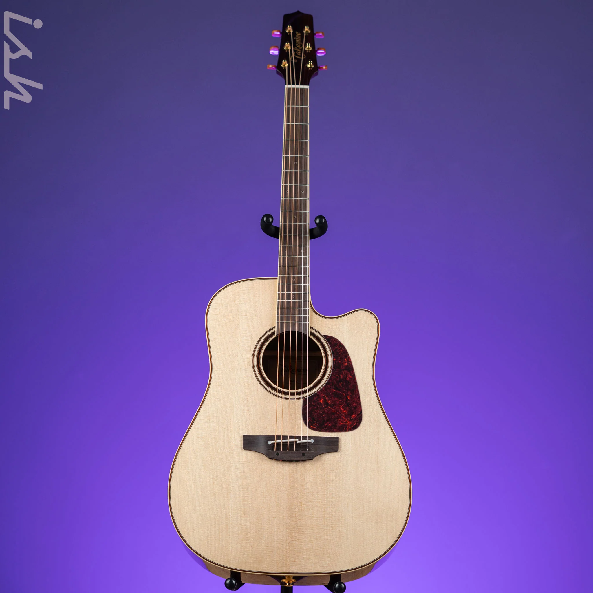 Takamine P4DC Dreadnought Cutaway Acoustic-Electric Guitar Demo - Image 2
