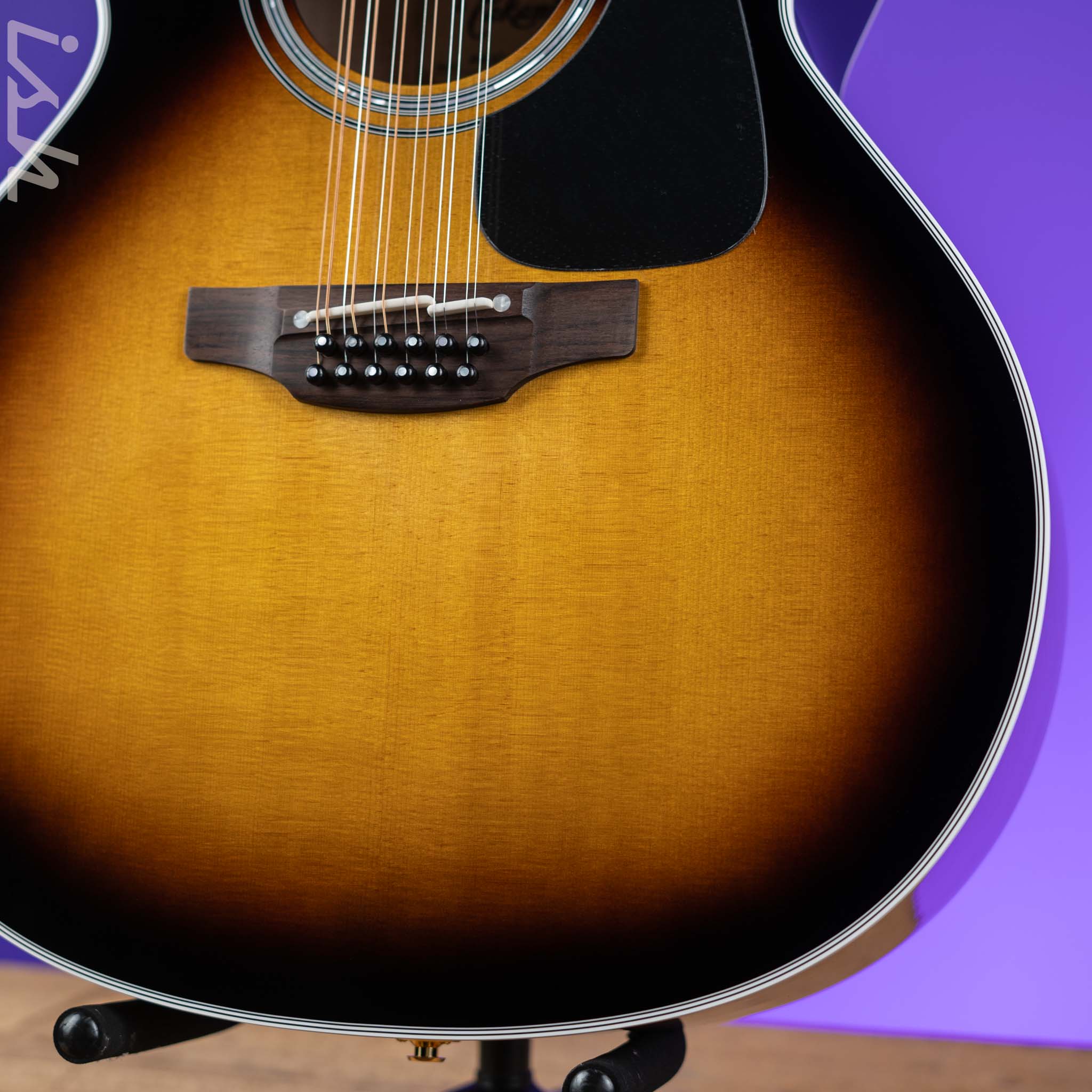 Takamine P6JC-12 Pro Series Jumbo 12-String Acoustic-Electric Brown Sunburst Gloss - Image 4