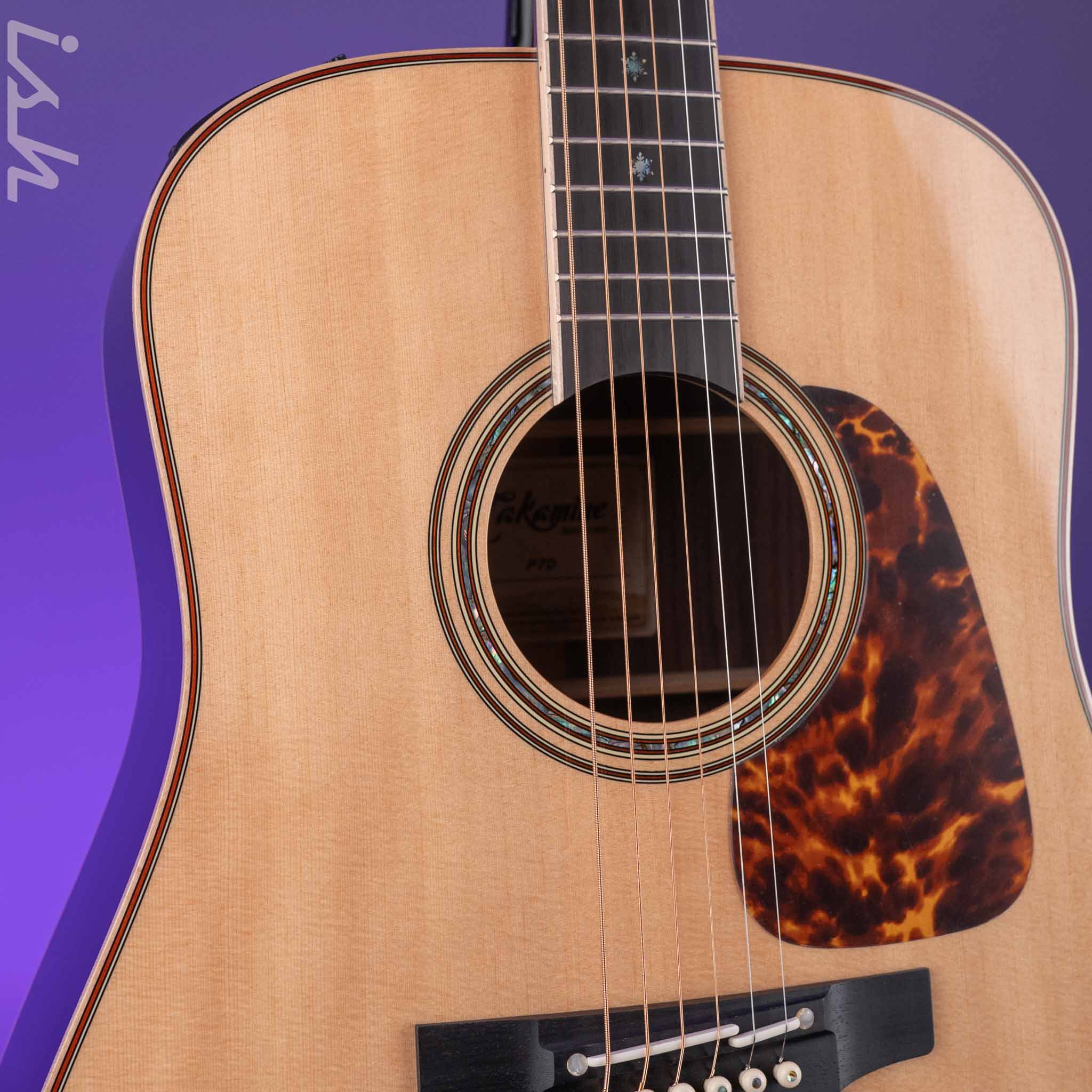 Takamine P7D Dreadnought Acoustic-Electric Guitar - Image 4