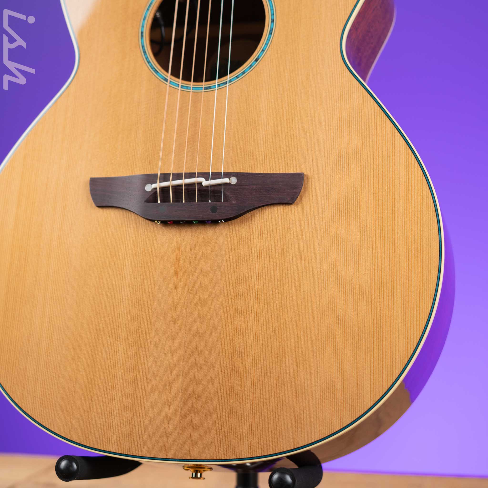 Takamine Santa Fe TSF40C Acoustic-Electric Guitar Natural - Image 4