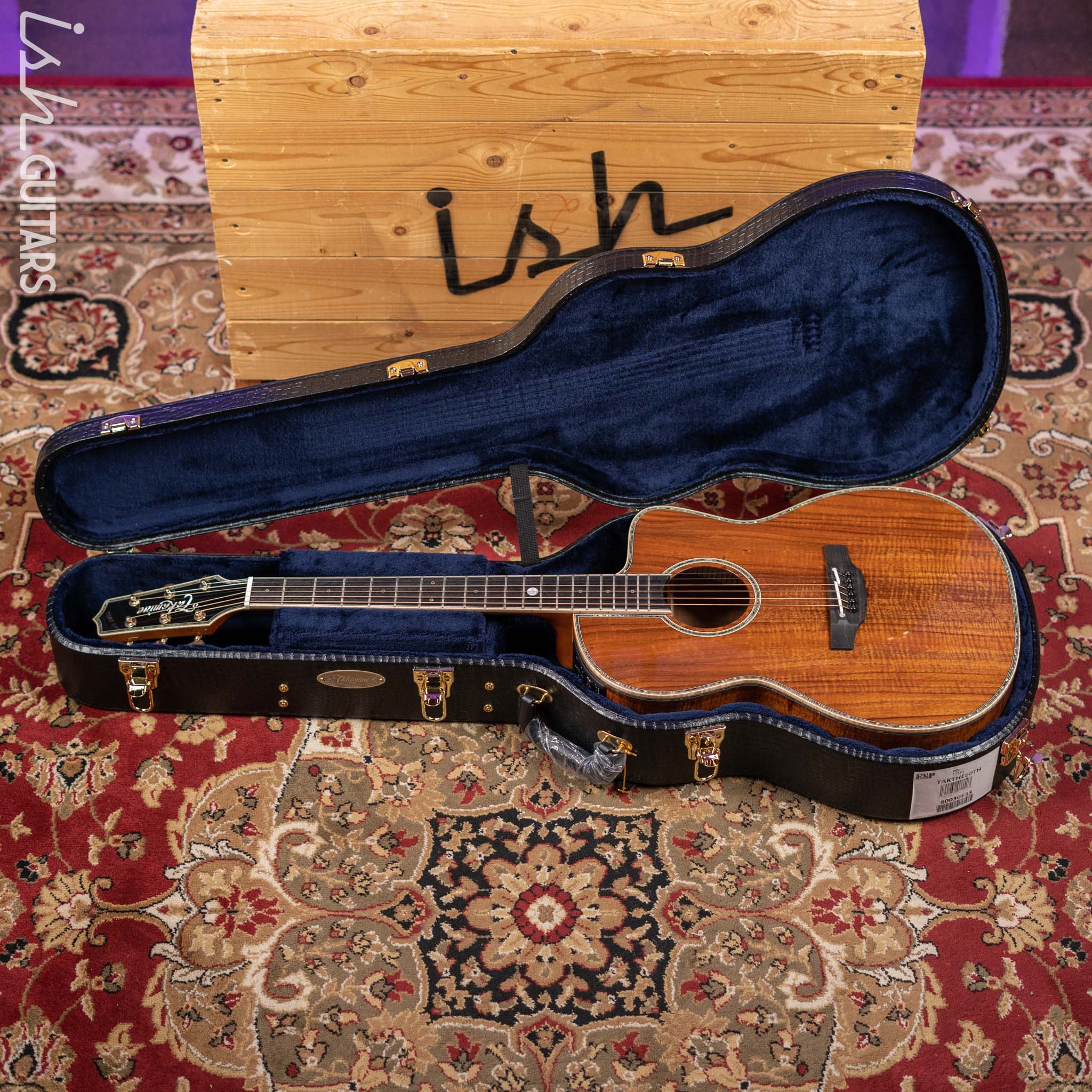 Takamine “The 60th” Limited Edition Acoustic-Electric Guitar Natural - Image 12