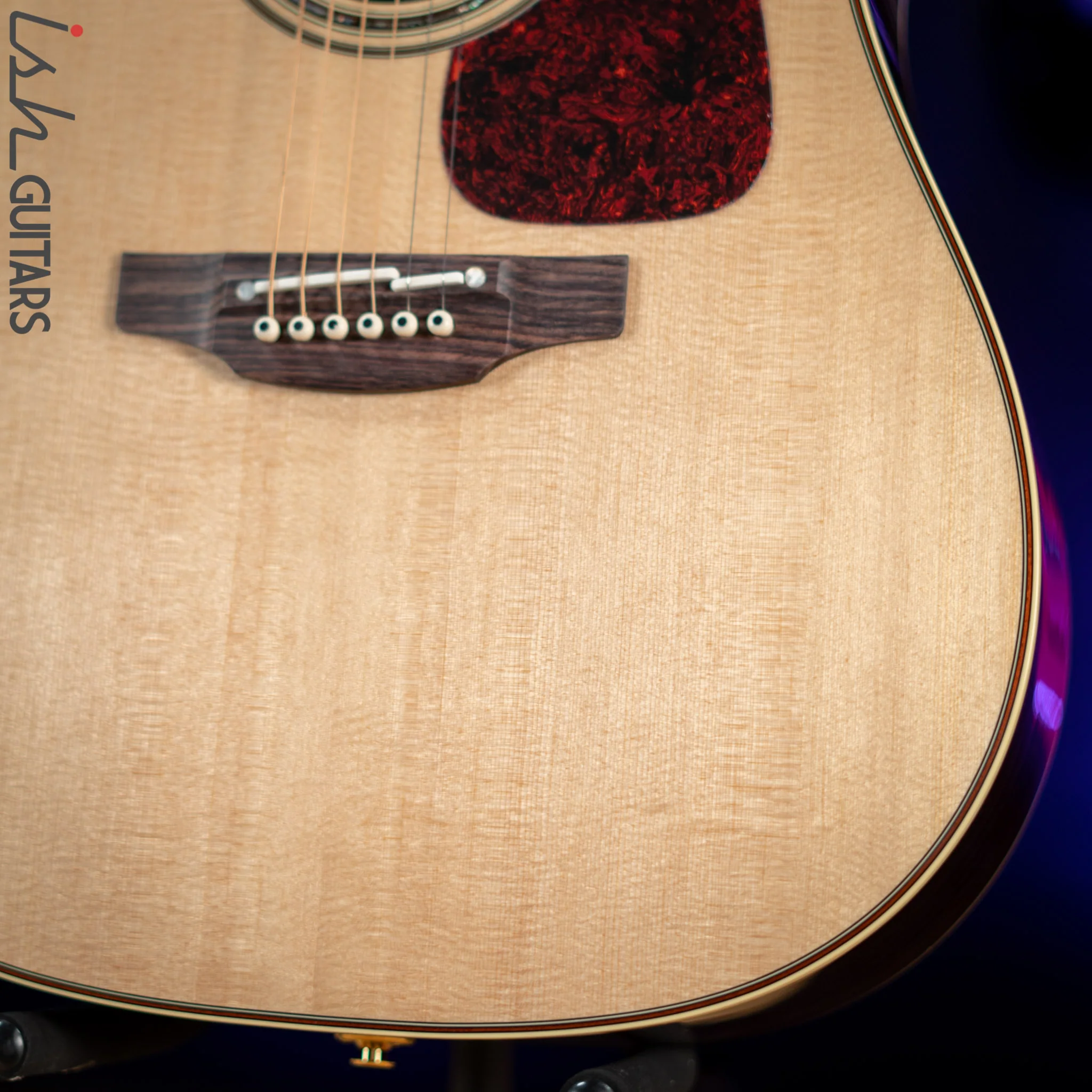 Takamine P5DC Dreadnought Acoustic-Electric Guitar Natural - Image 4