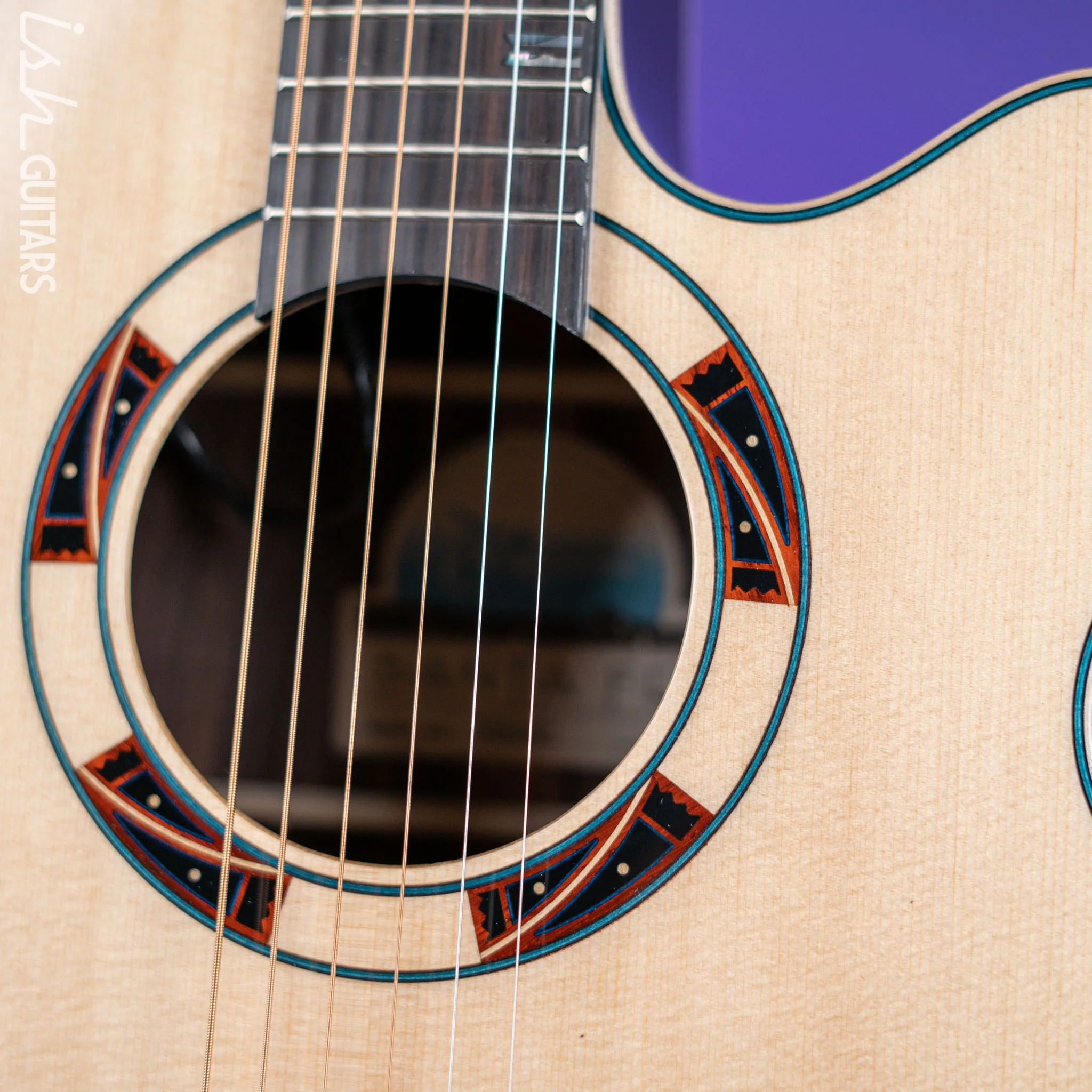 Takamine TSF48C Santa Fe NEX Acoustic-Electric Guitar Natural - Image 5