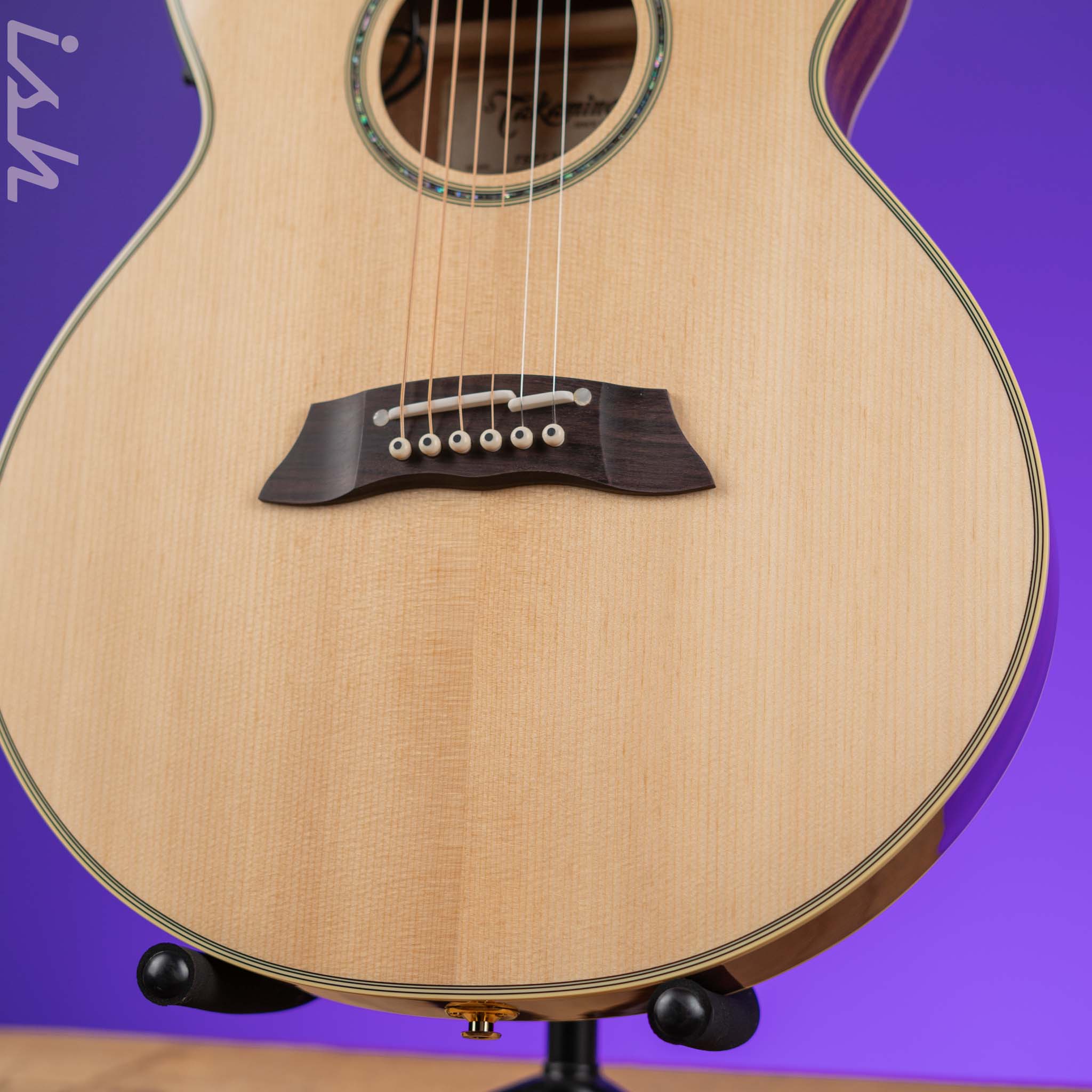 Takamine TSP138C Thinline Acoustic-Electric Guitar Natural - Image 4