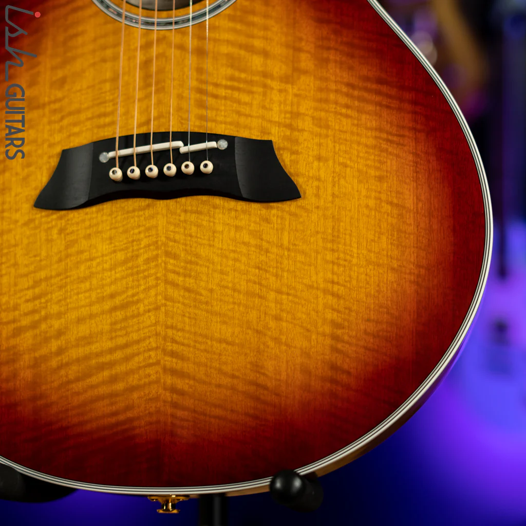 Takamine TSP178AC Acoustic-Electric Guitar Faded Cherry Burst - Image 4