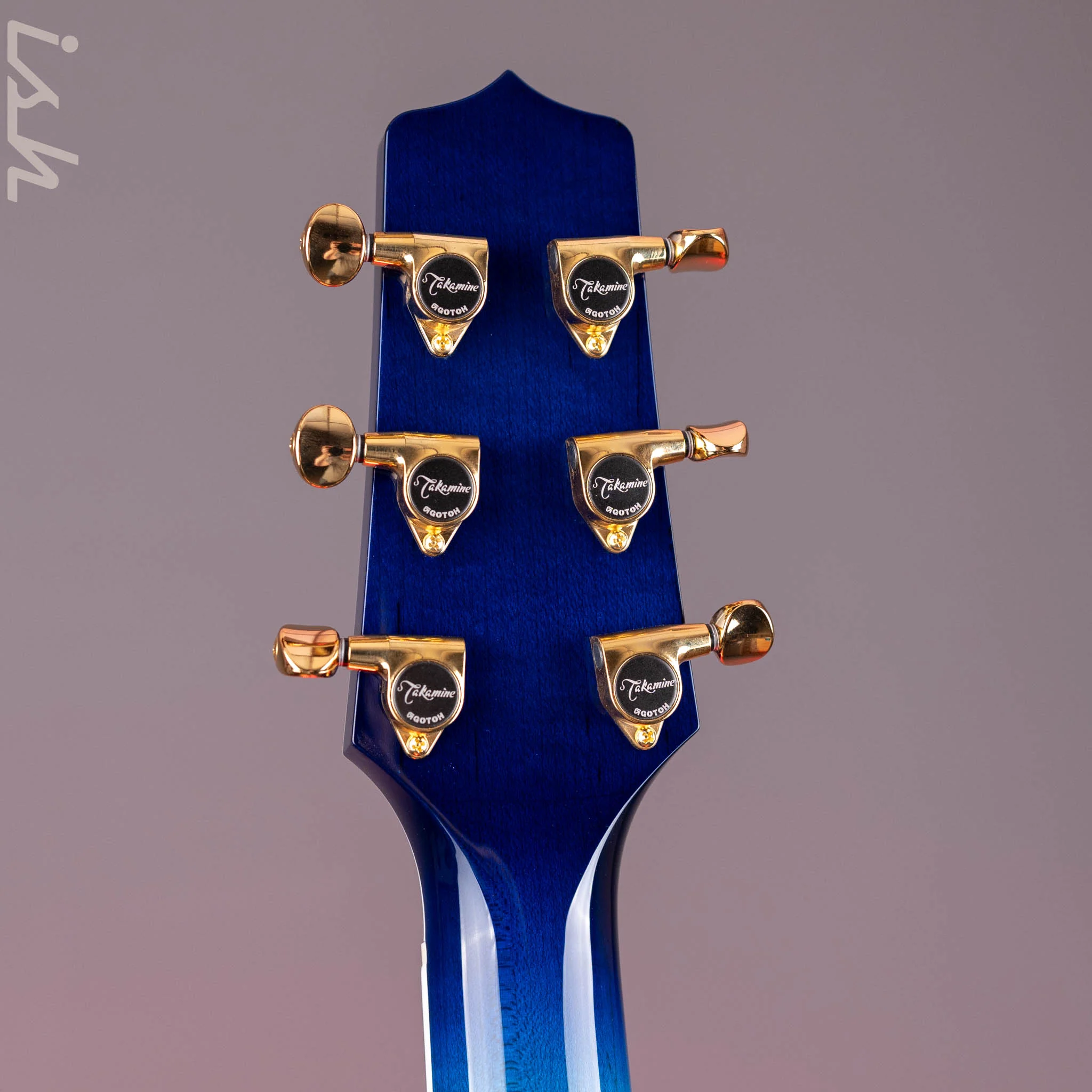Takamine TSP178AC SBB Thinline Acoustic-Electric Guitar Gloss Blue Burst Demo - Image 10