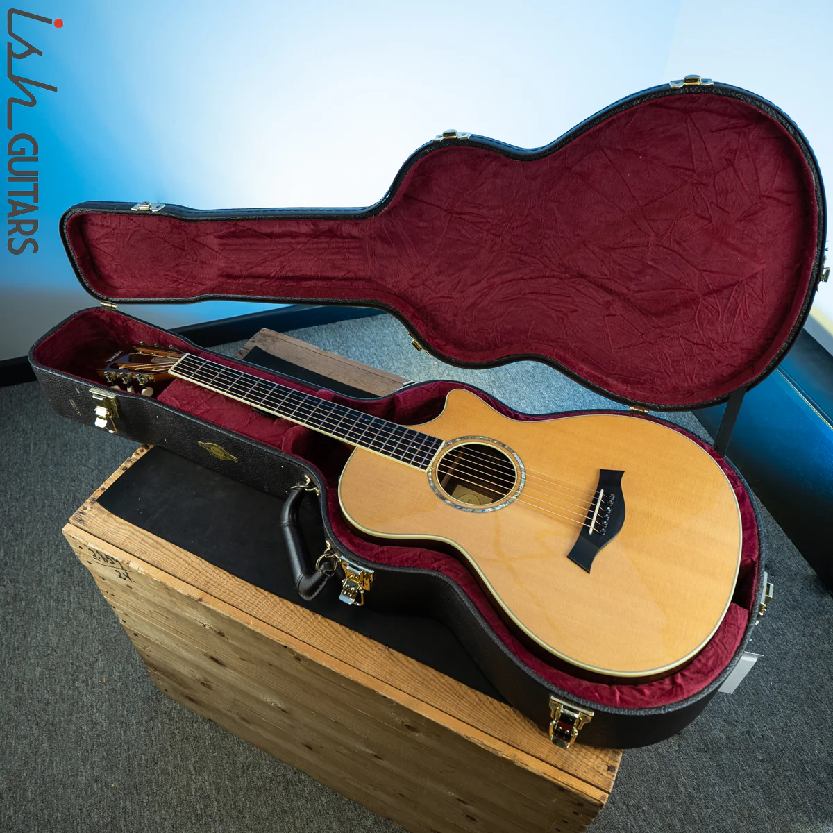 2010 Taylor 12-Fret Grand Concert Acoustic Electric Guitar - Image 13
