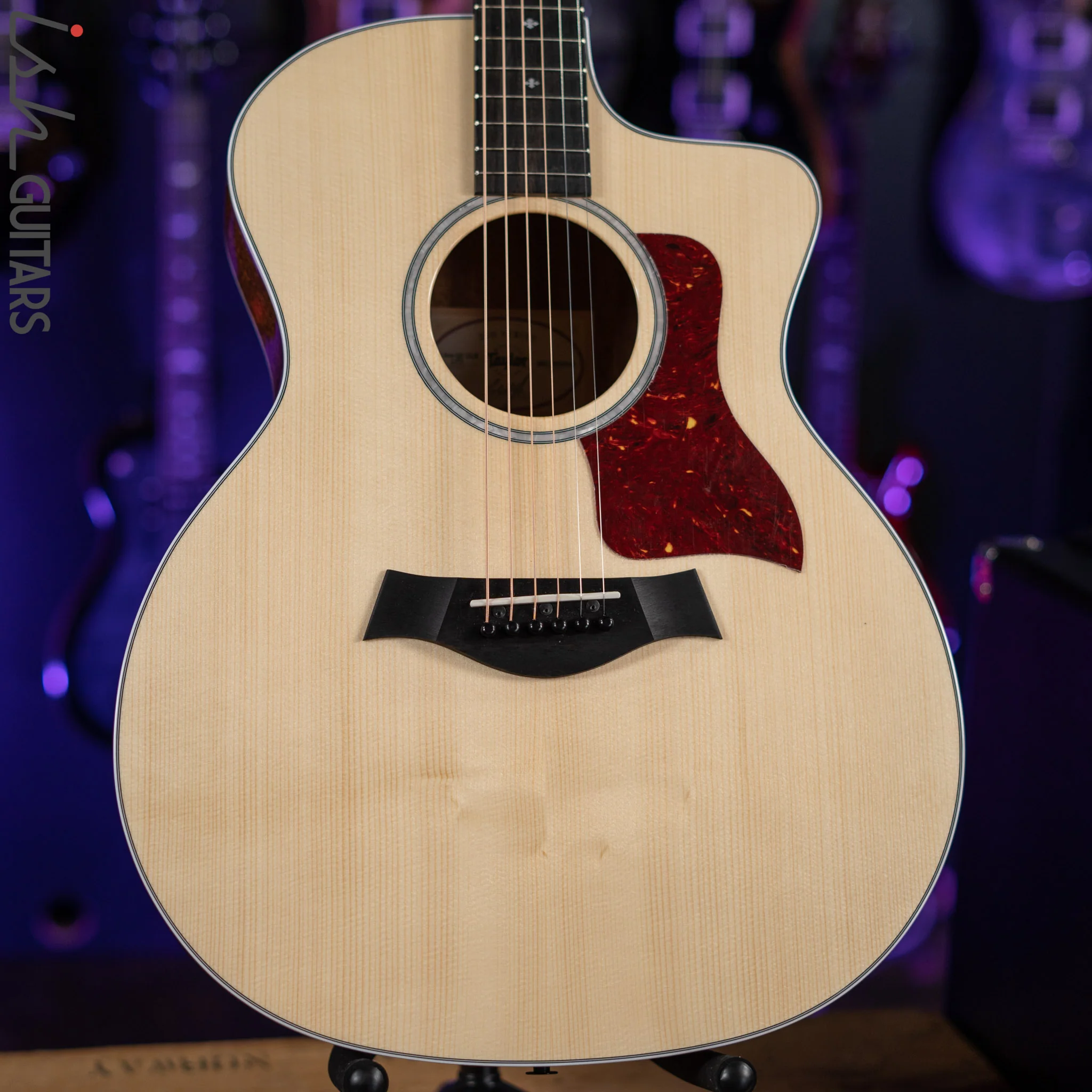 Taylor 214ce-QS Deluxe Limited Acoustic-Electric Guitar Natural - Image 2