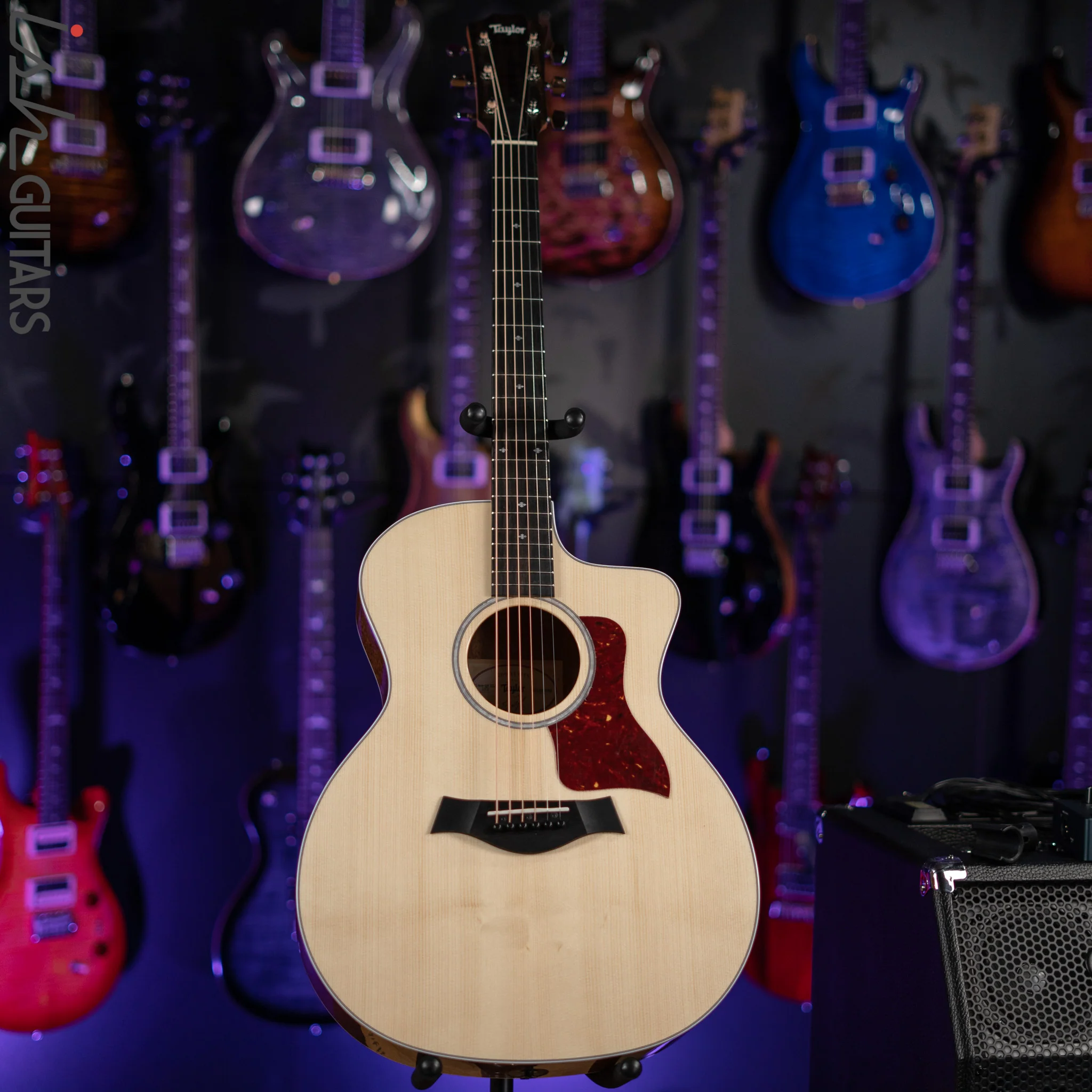 Taylor 214ce-QS Deluxe Limited Acoustic-Electric Guitar Natural - Image 3