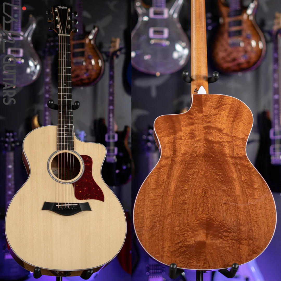 Taylor 214ce-QS Deluxe Limited Acoustic-Electric Guitar Natural