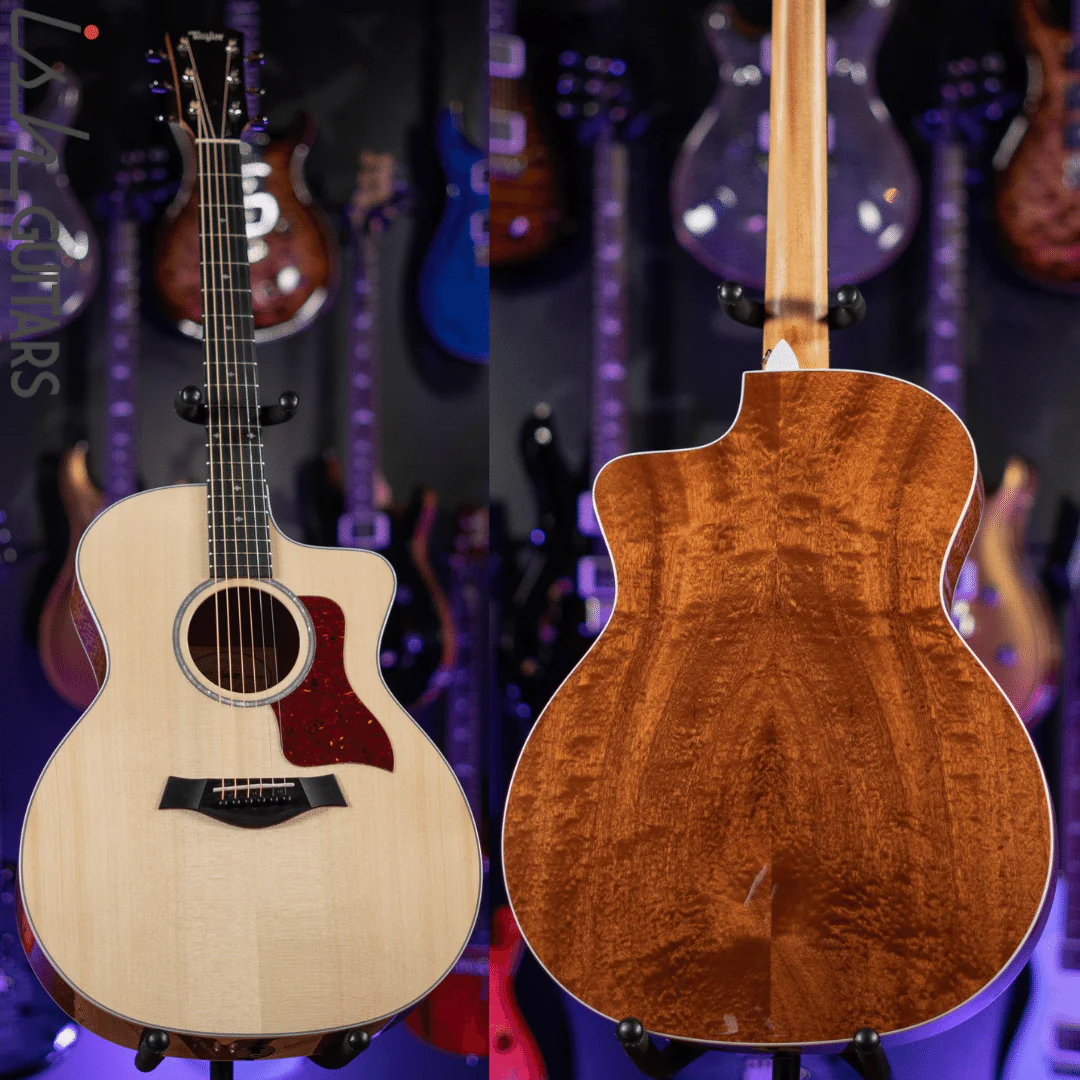 Taylor 214ce-QS Deluxe Limited Acoustic-Electric Guitar Natural