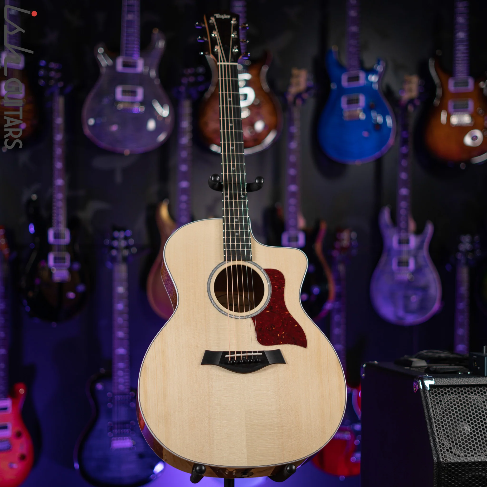Taylor 214ce-QS Deluxe Limited Acoustic-Electric Guitar Natural - Image 3