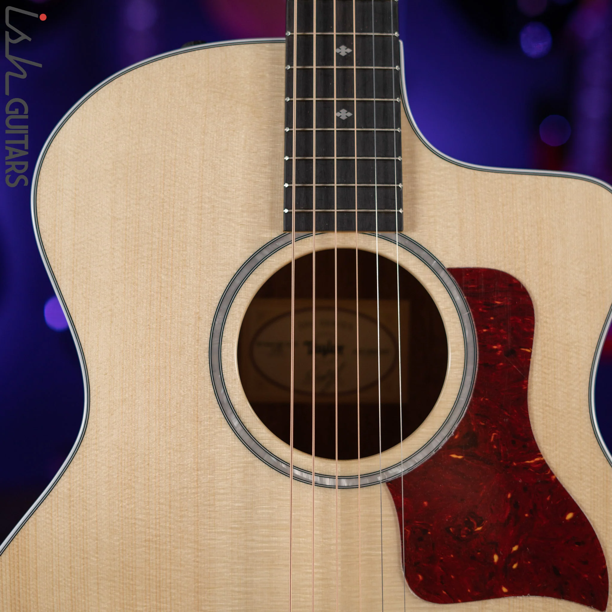 Taylor 214ce-QS Deluxe Limited Acoustic-Electric Guitar Natural - Image 4