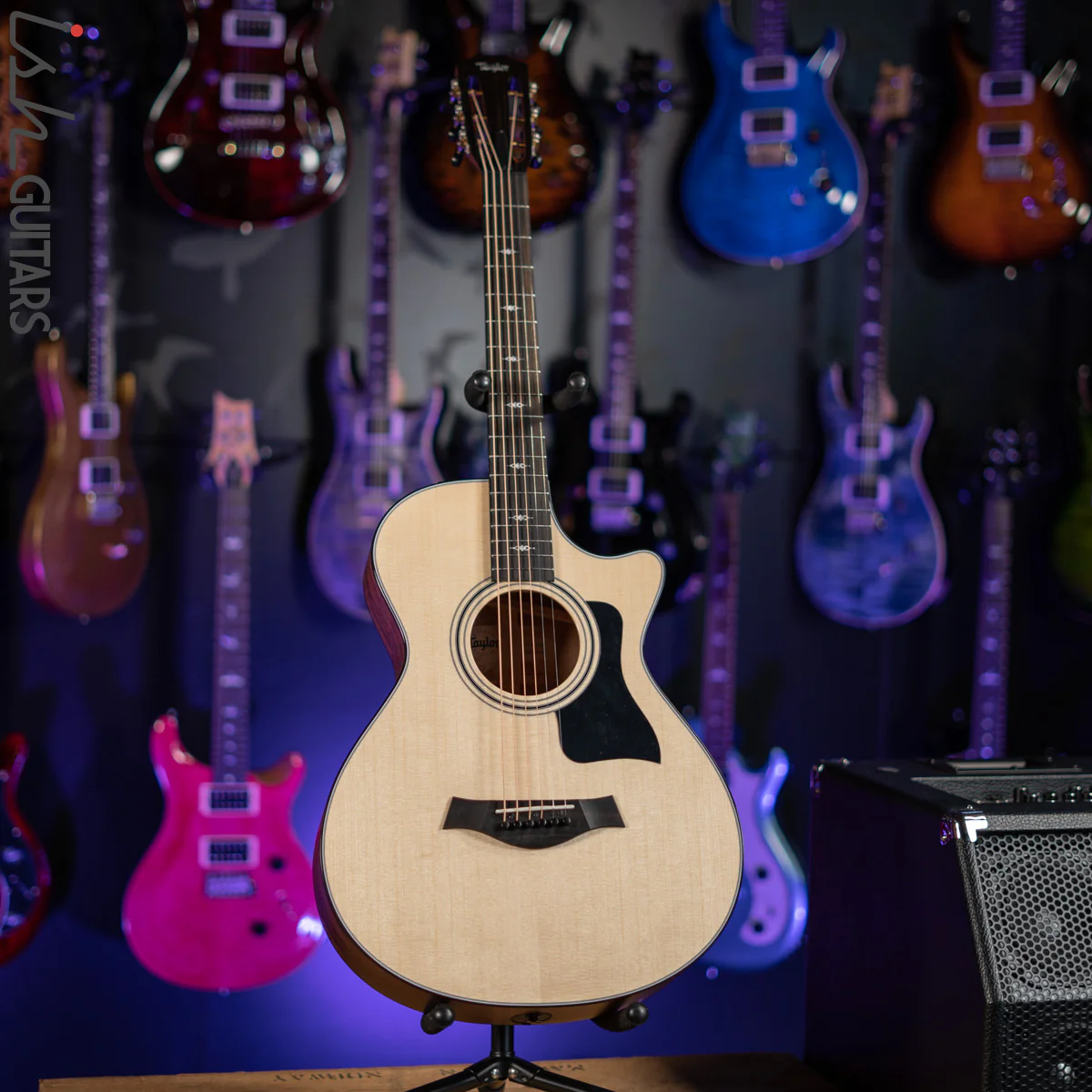 Taylor 312ce 12-Fret Acoustic Guitar Natural - Image 3