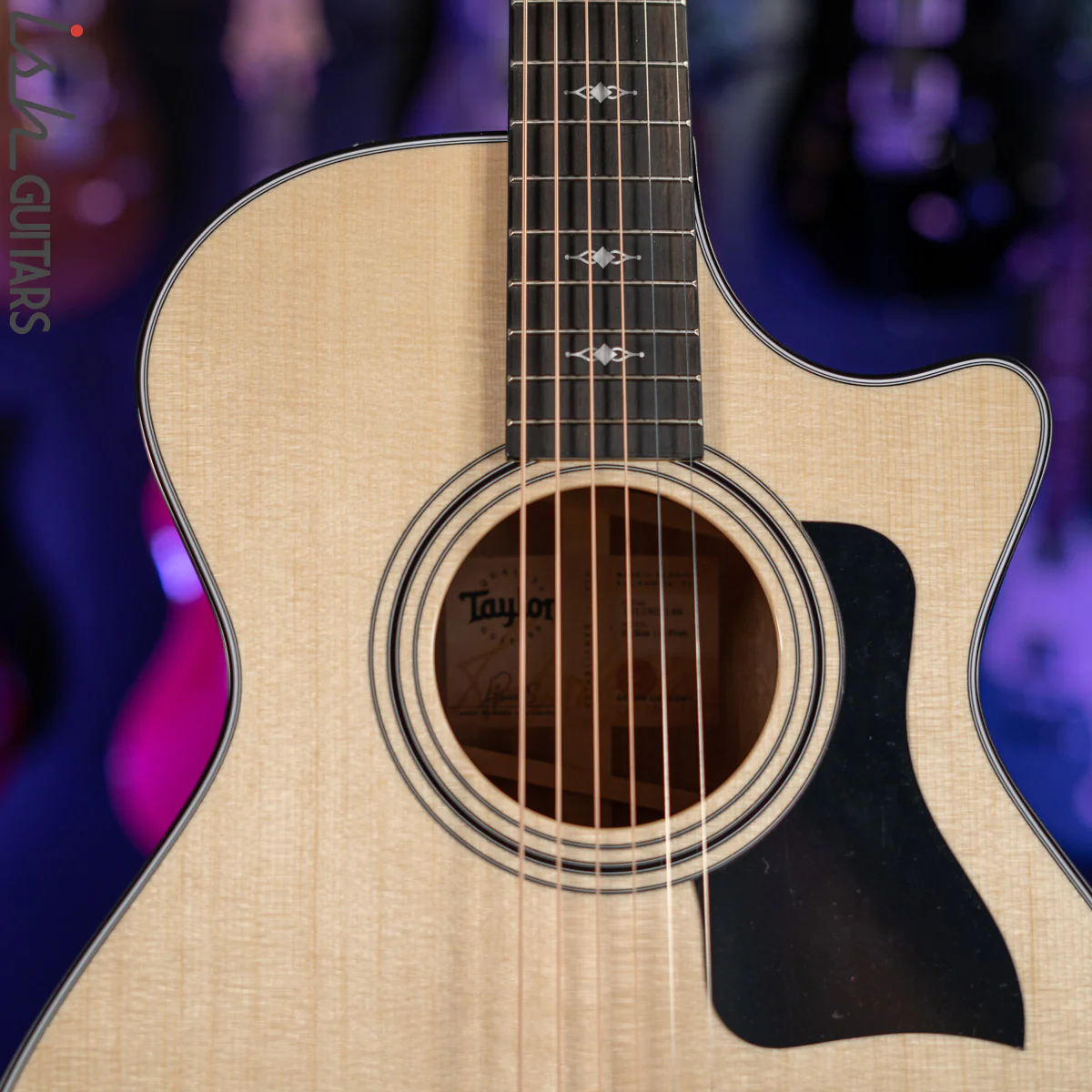 Taylor 312ce 12-Fret Acoustic Guitar Natural - Image 4