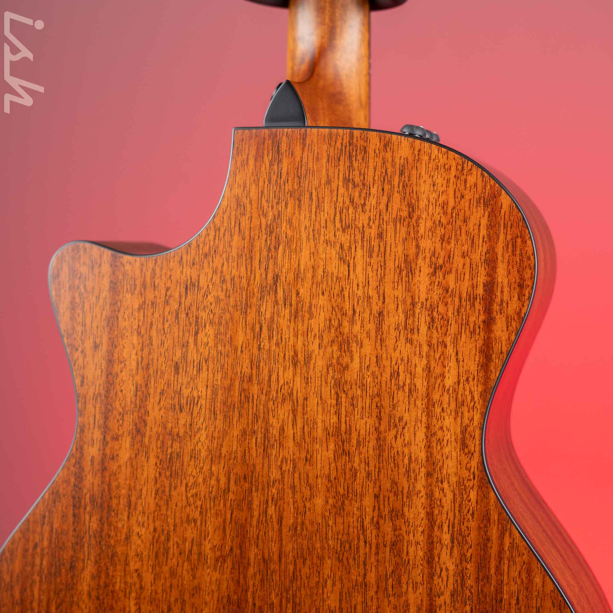 Taylor 324ce Grand Auditorium Acoustic-Electric Guitar Blacktop - Image 8
